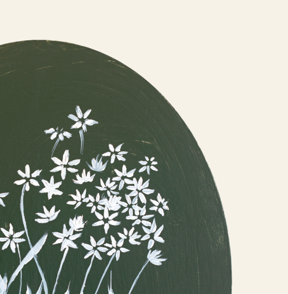 Bethlehem Flower Medallion Canvas