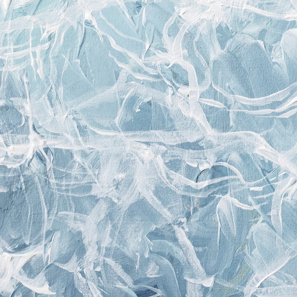 Sparkling Water Textured Canvas Wall Art