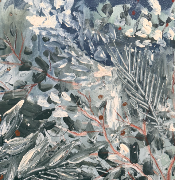 Frosted Pines Canvas