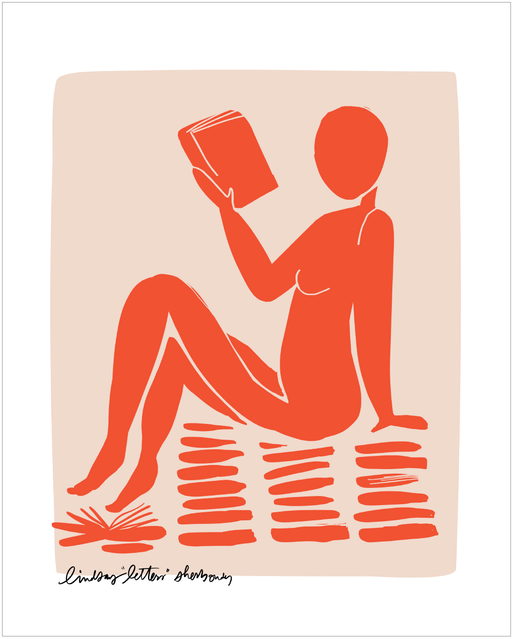 Bookish Nude (Set of Four, 8x10 PDF Downloads)