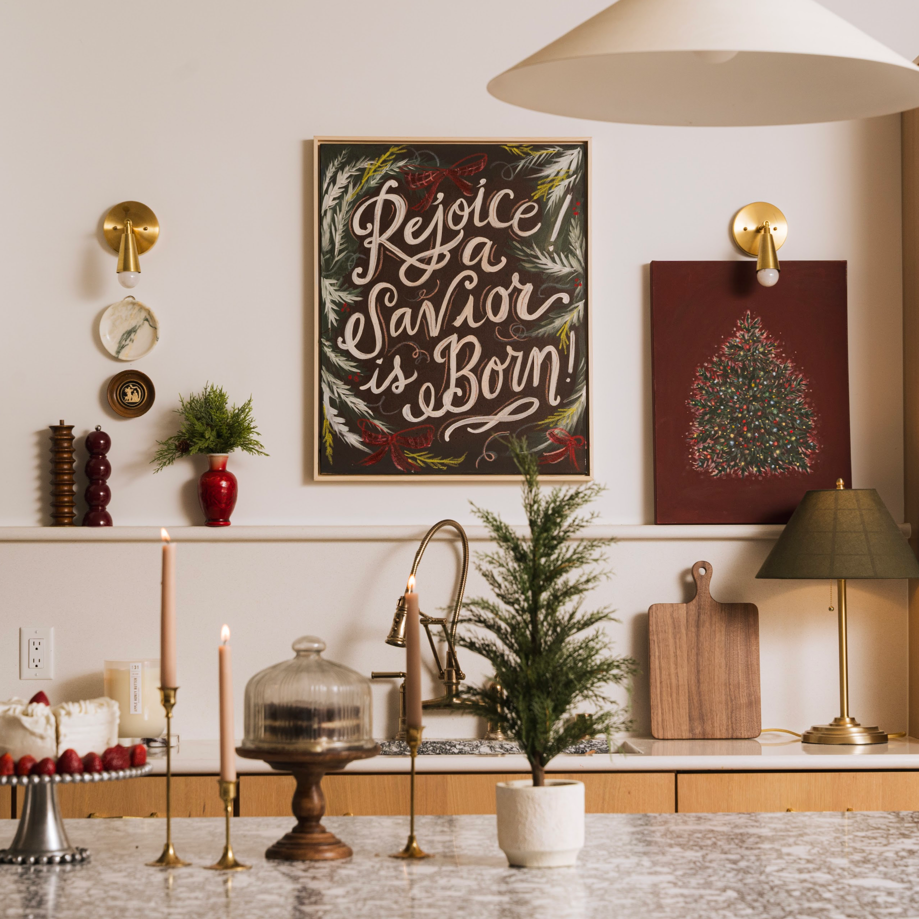 Rejoice! A Savoir is Born! Canvas