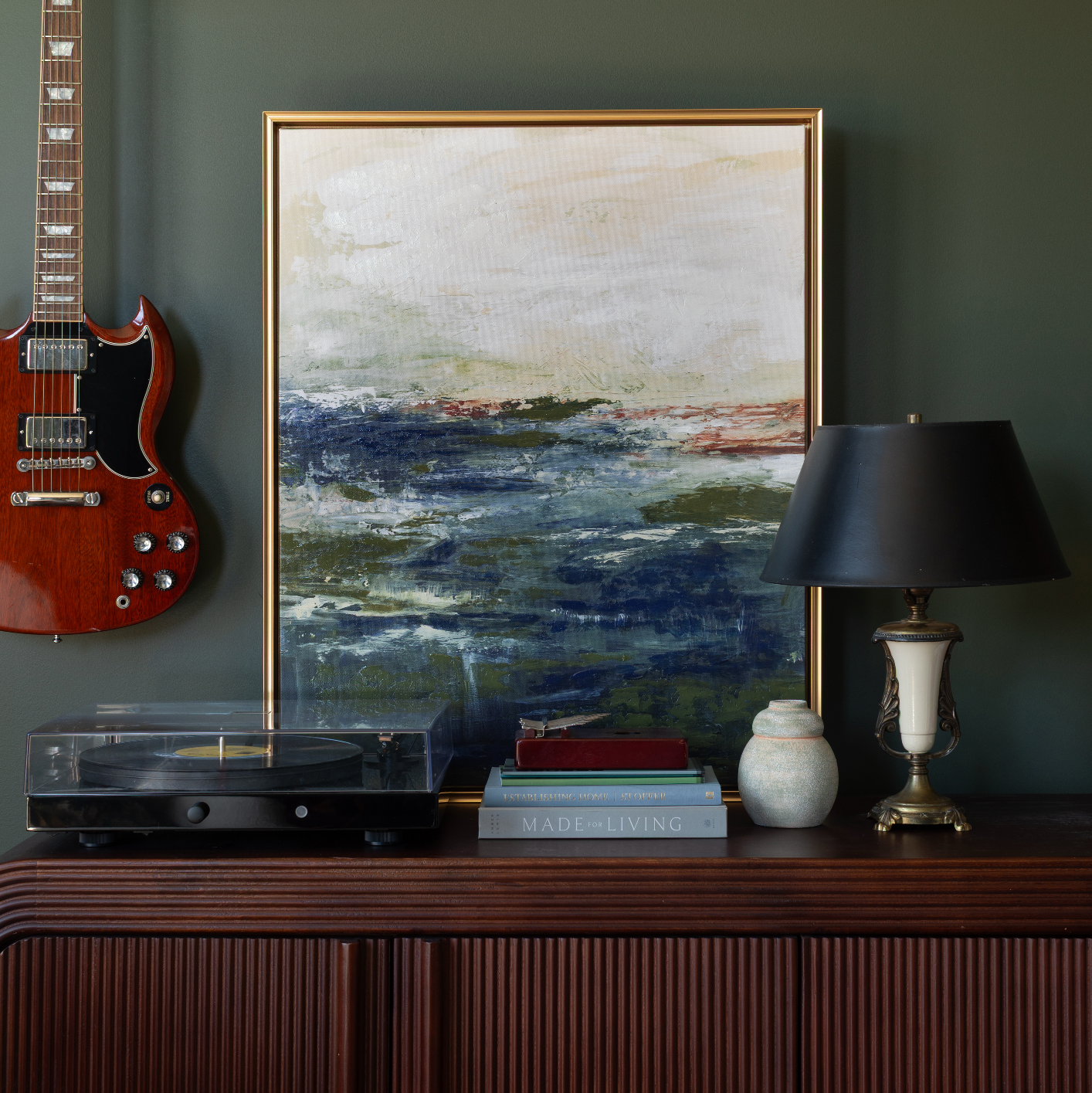 Grounded Textured Canvas Wall Art