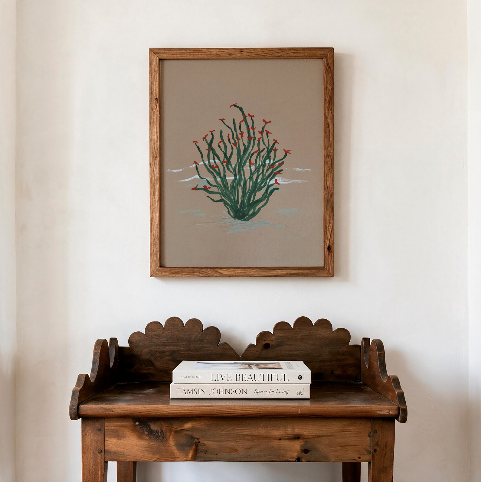 Blazing Ocotillo Canvas Wall Art