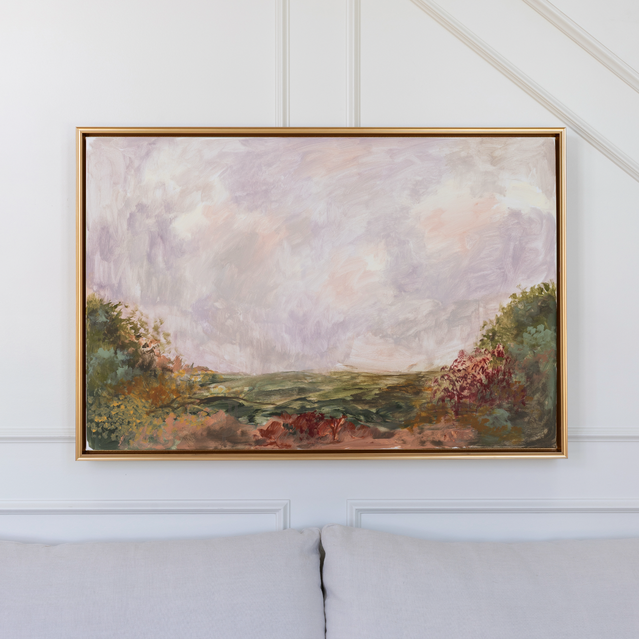 October Glen Textured Canvas Wall Art (Rectangle)