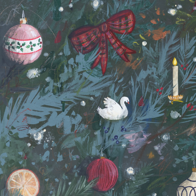 Christmas Shoppe Luxe Art Print