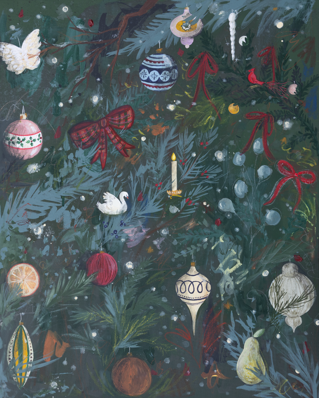 Christmas Shoppe Luxe Art Print