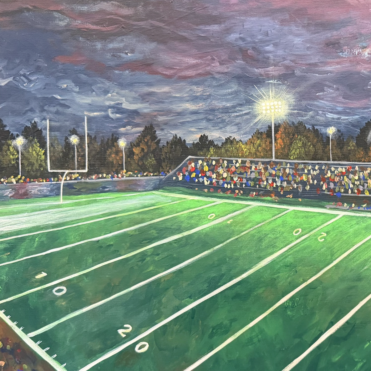 Friday Night Lights Canvas Wall Art
