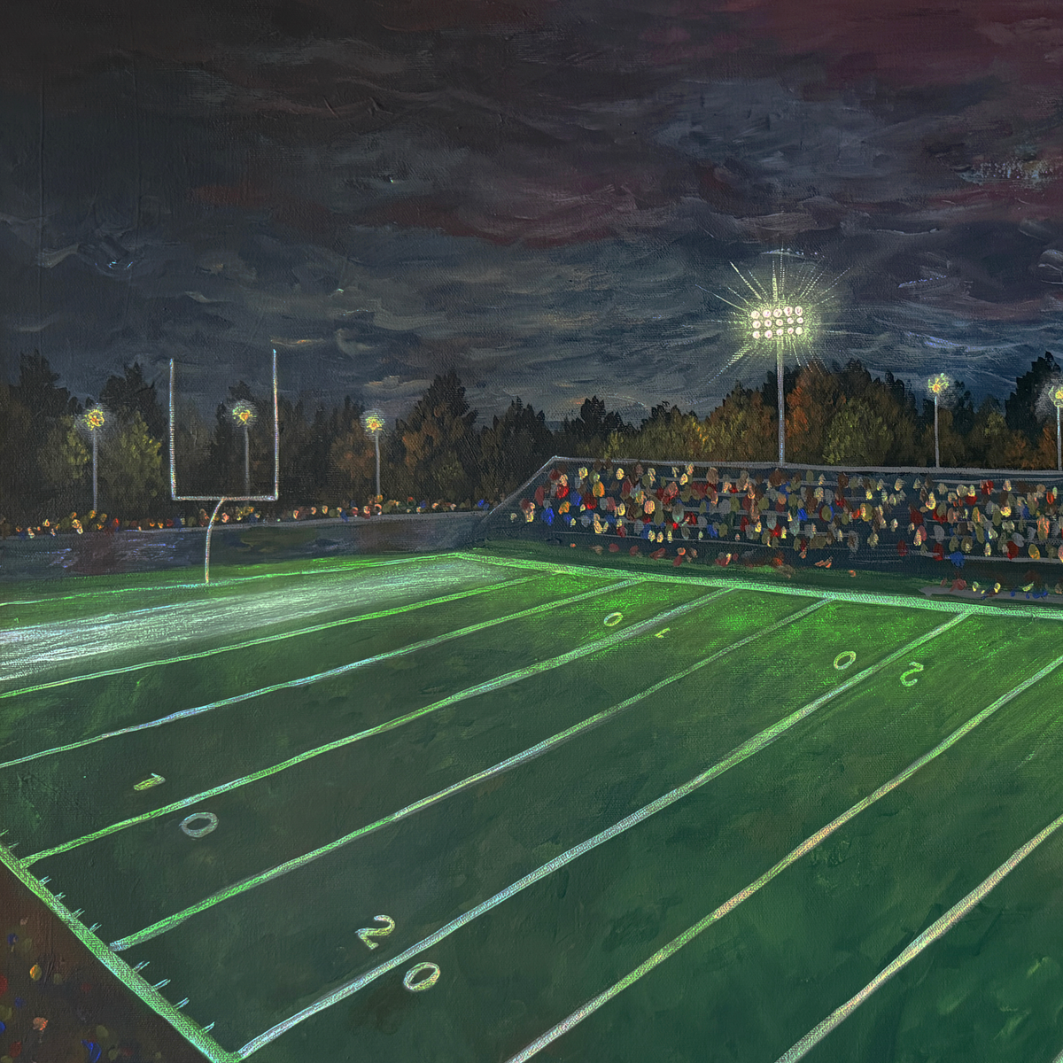 Friday Night Lights Luxe Art Print