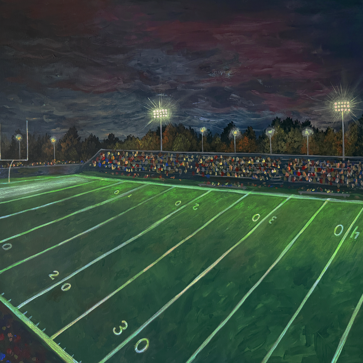 Friday Night Lights Canvas Wall Art