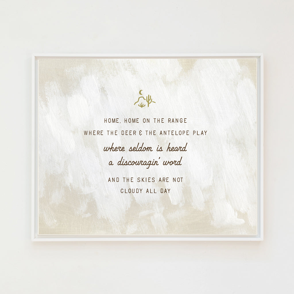 Home on the Range Canvas Wall Art