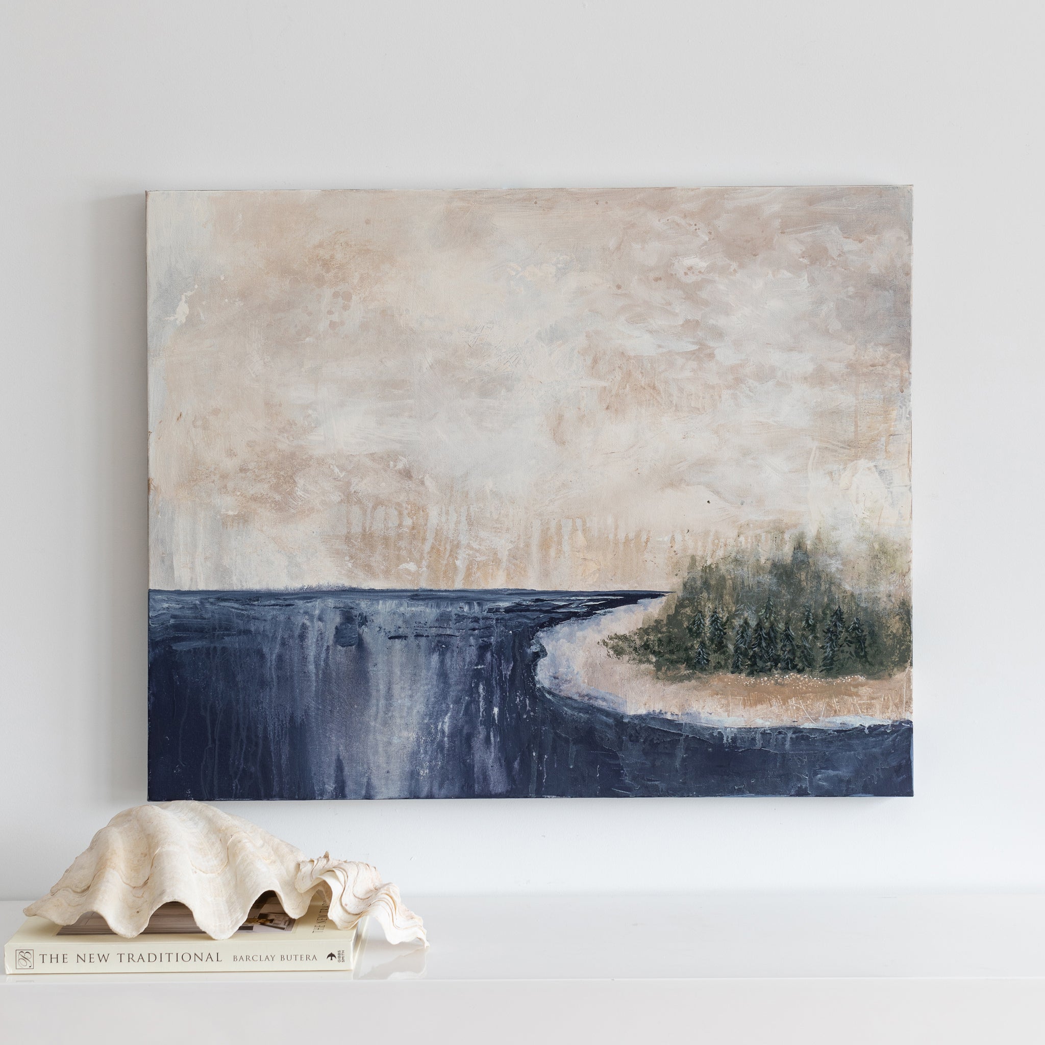 Solitude Textured Canvas Wall Art