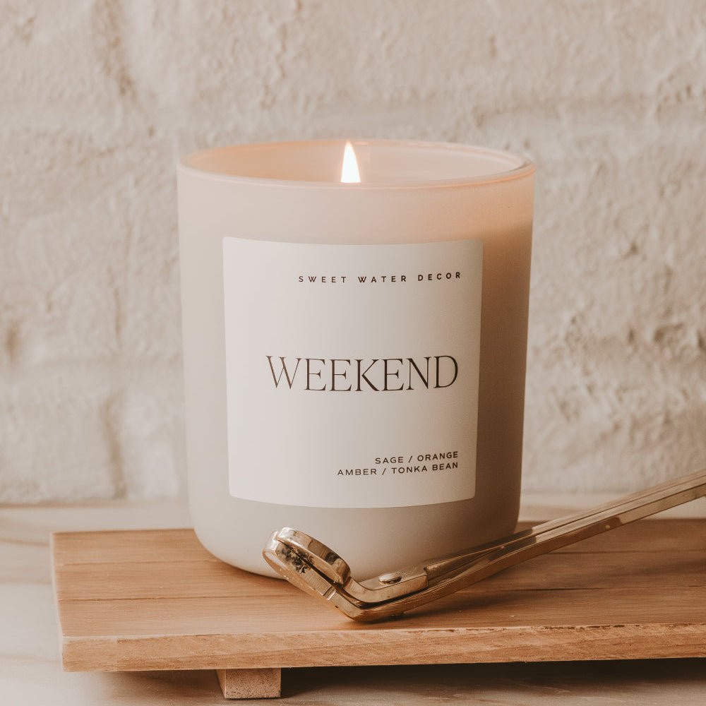 Weekend Soy Candle (15 Tan Matte Jar)
