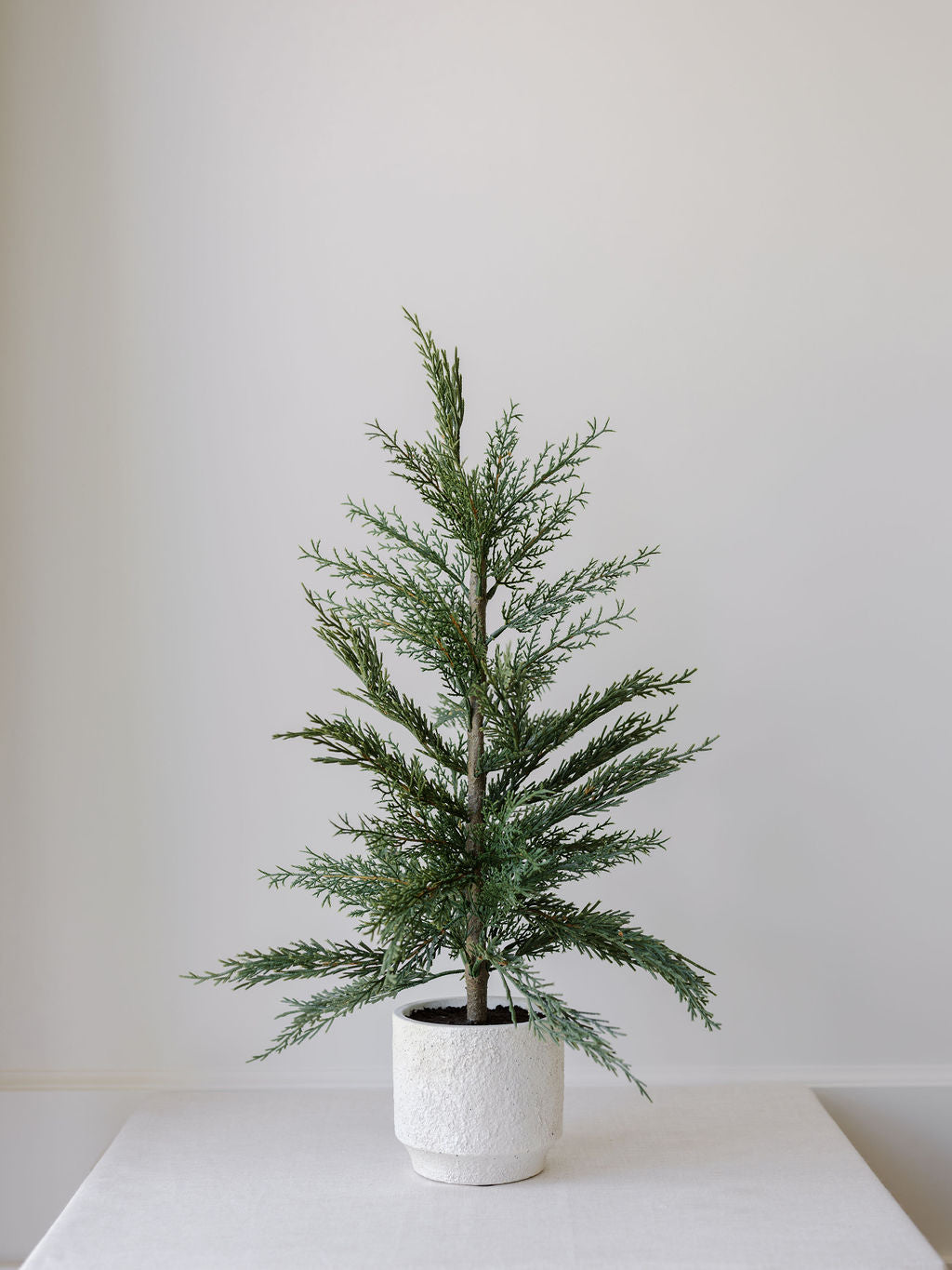 Artificial Evergreen Cedar Tree (Set of 2,  24" / 2’)