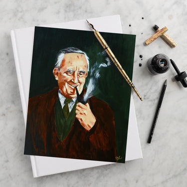 Tolkien and His Pipe | Canvas