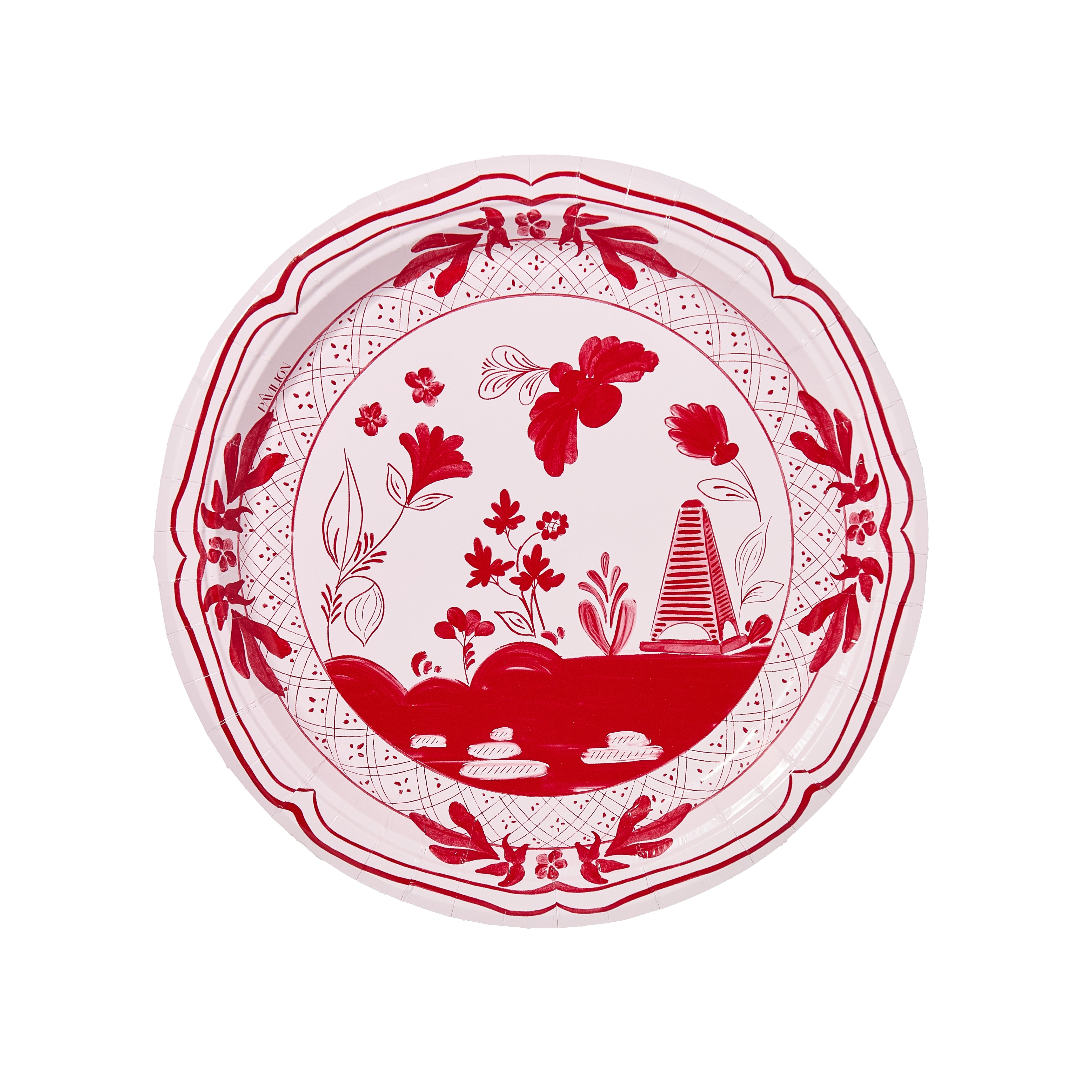 Ballet and Cherry Beachside Pavilion Dinner Paper Plate - 8 pack