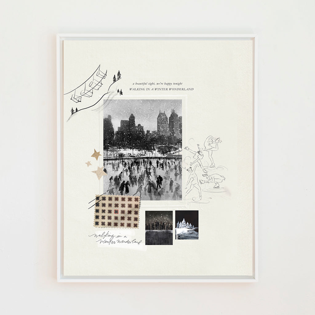 Winter in the City Sketchbook | Canvas
