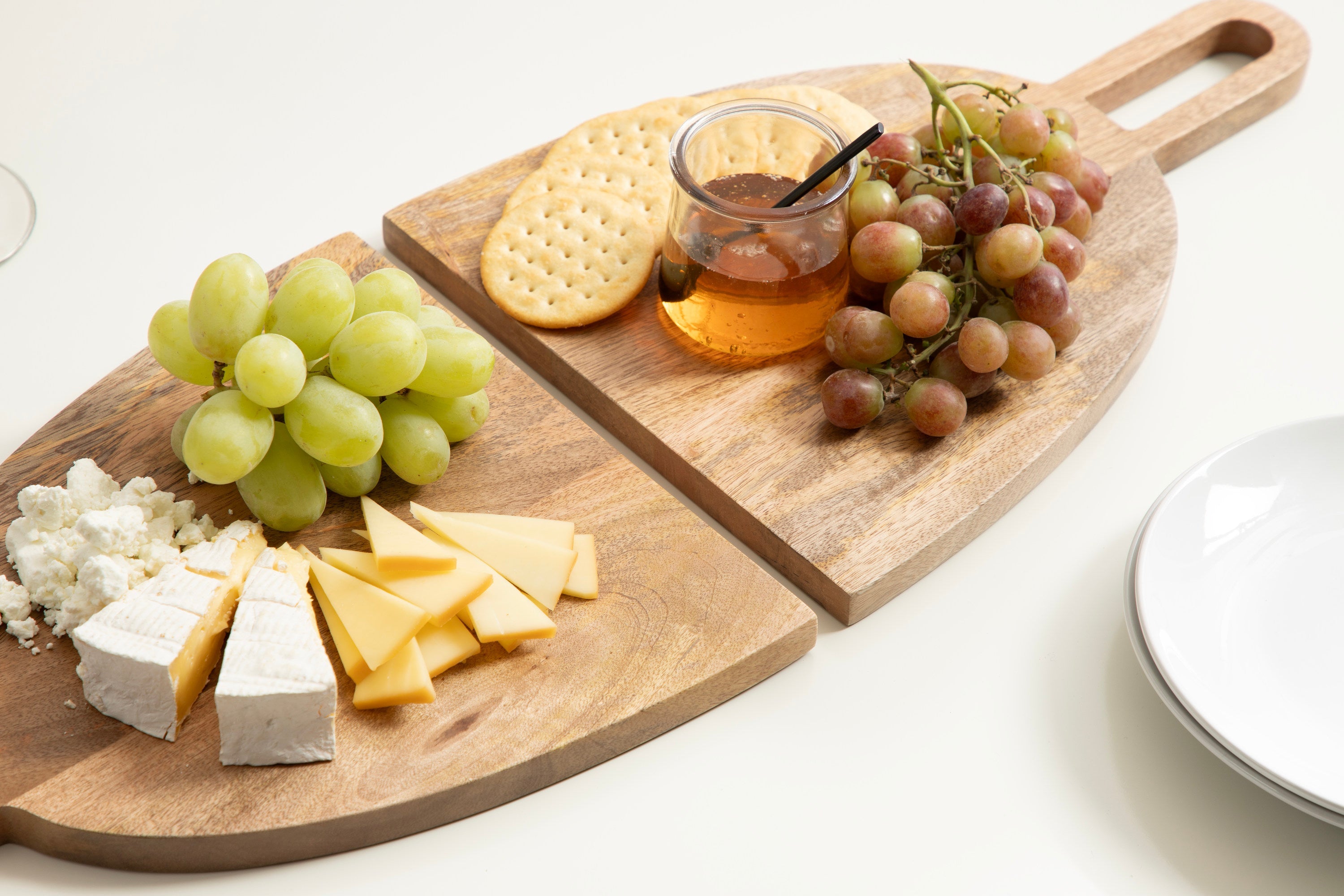 Staven 2 Piece Wood Serving Board Set