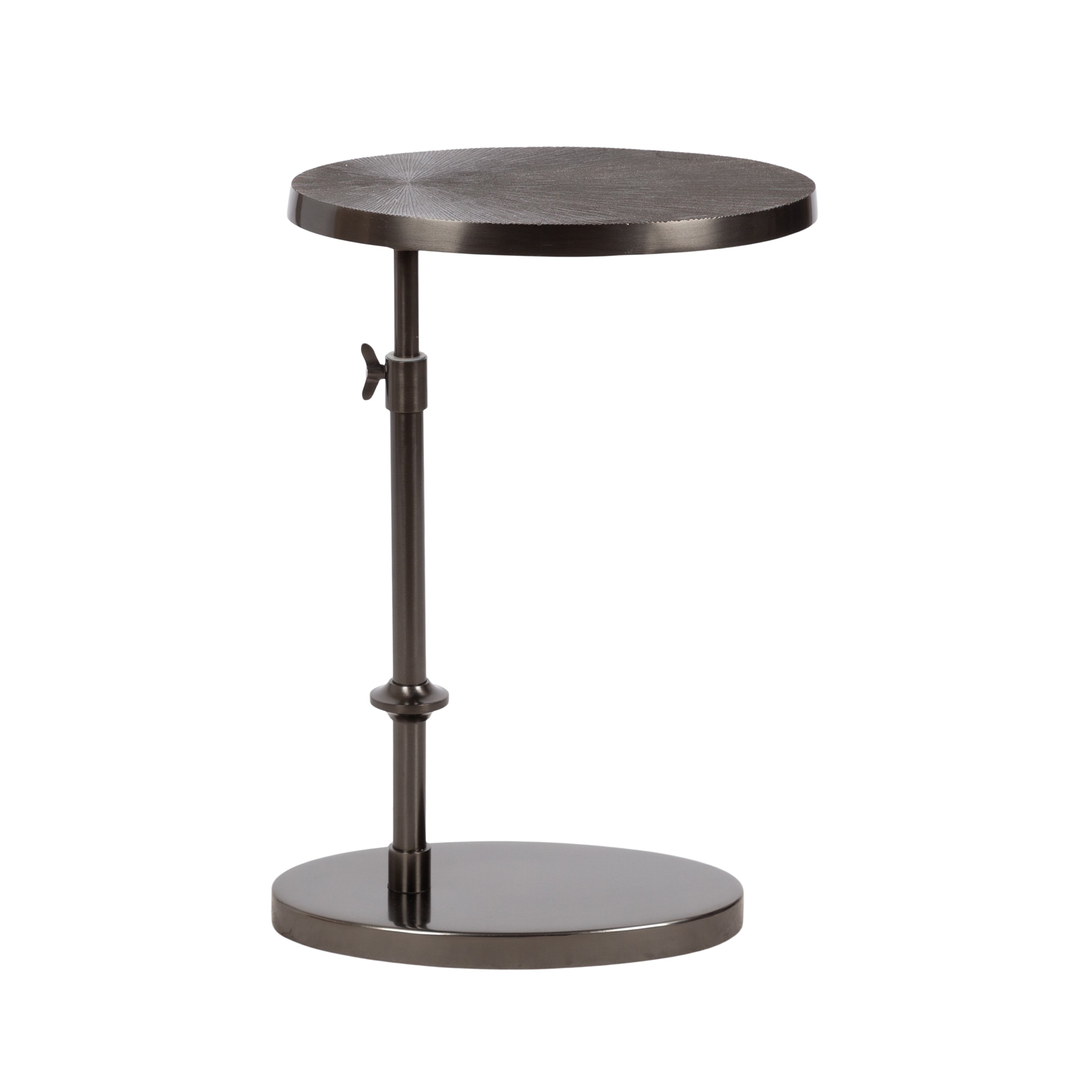 Engles Adjustable Oval Metal Table