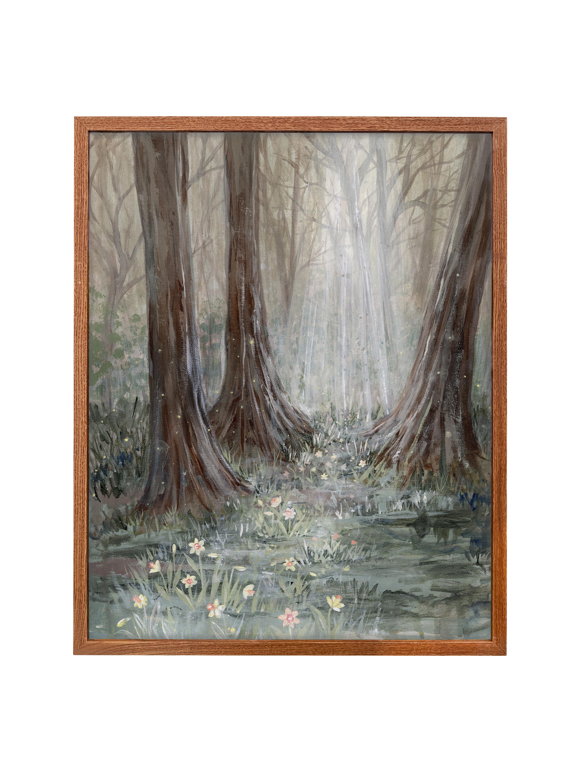 A Light Through the Trees | Canvas
