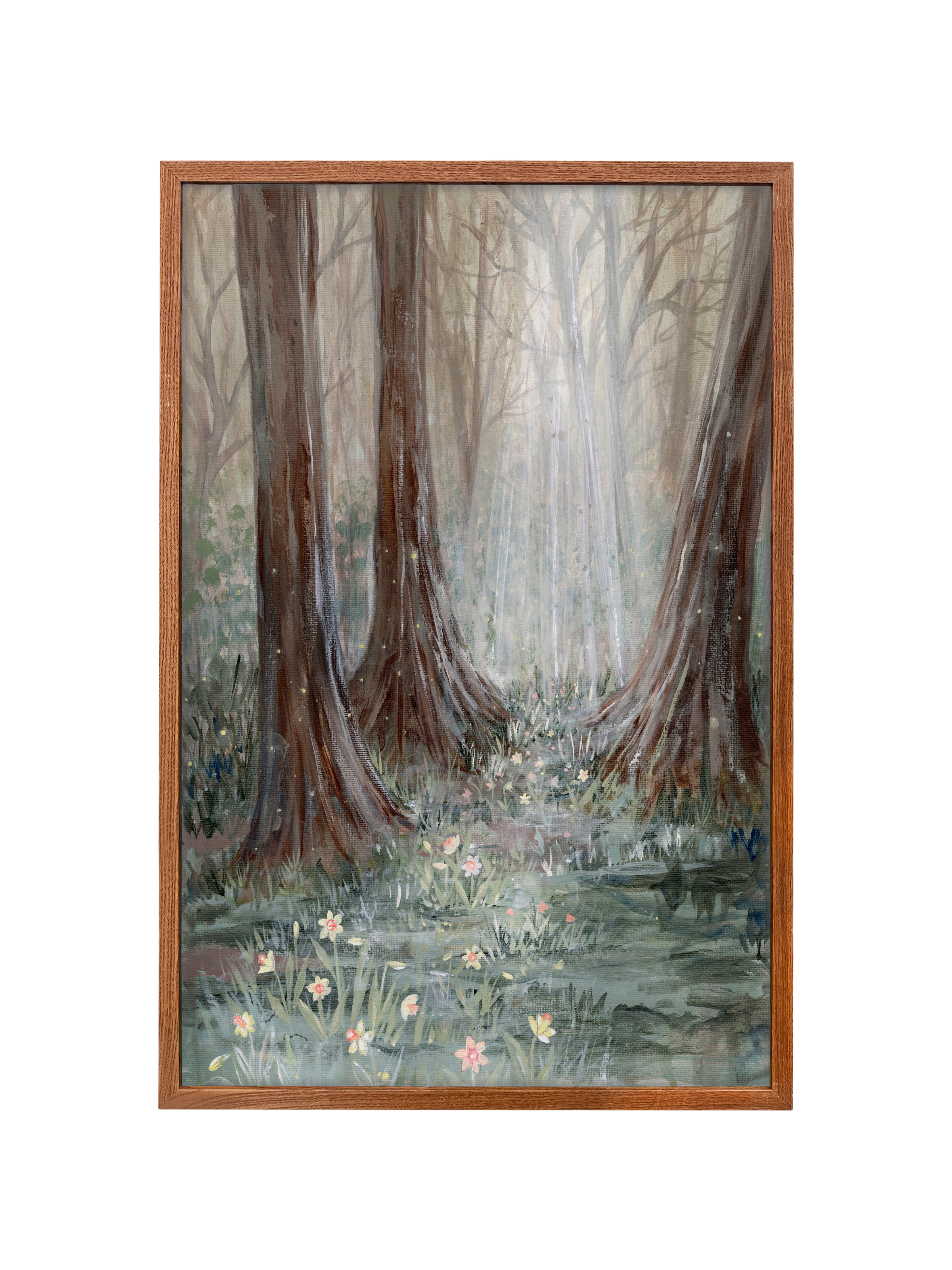 A Light Through the Trees | Canvas