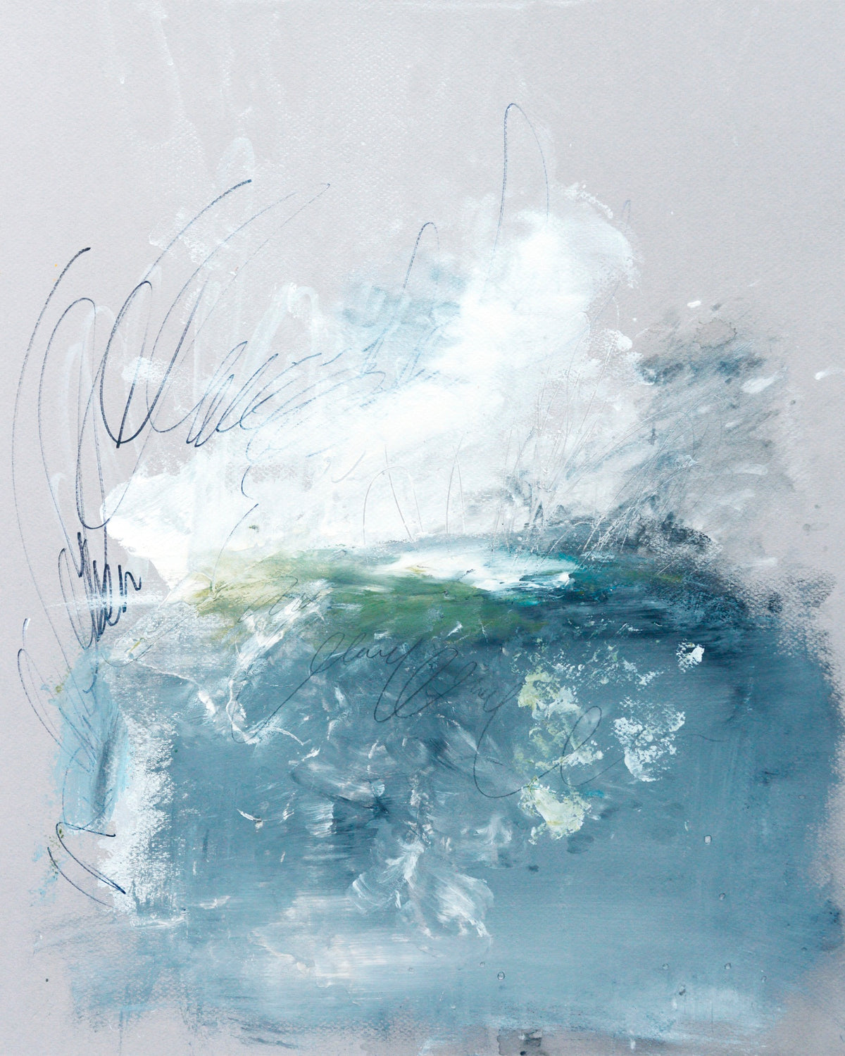 Along The Water Canvas Wall Art