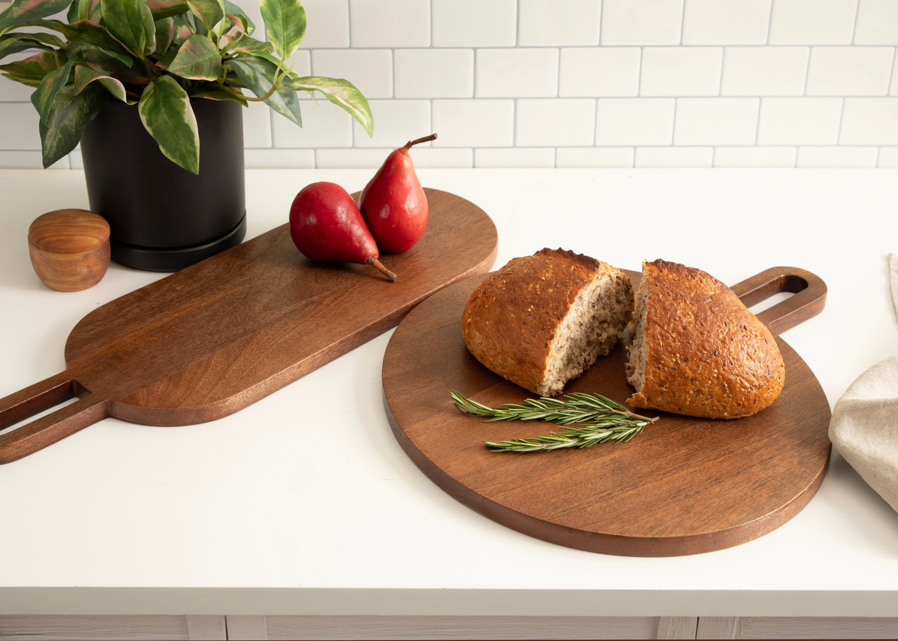 Staven 2 Piece Wood Serving Board Set