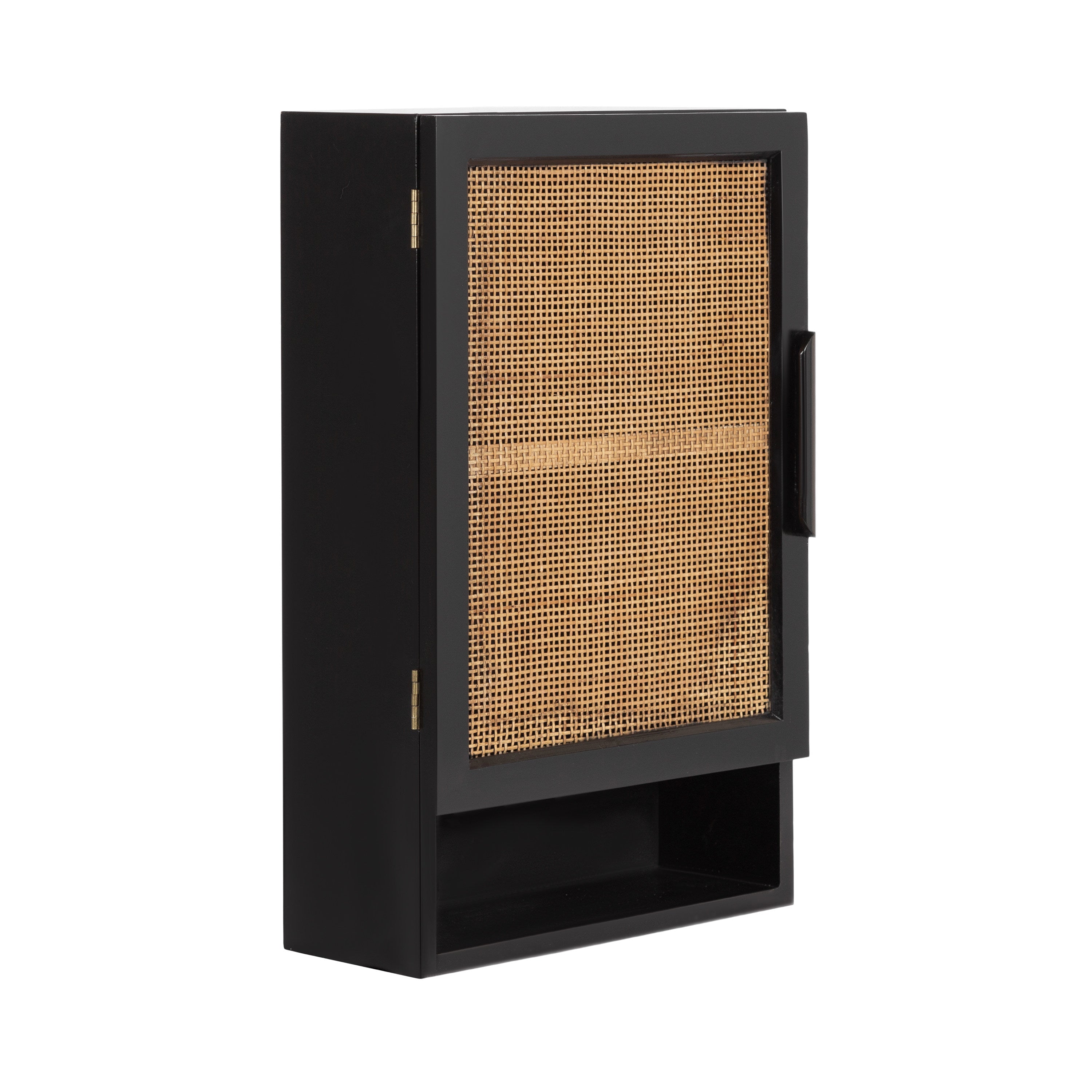 Ori Rattan Wall Cabinet with Cubby