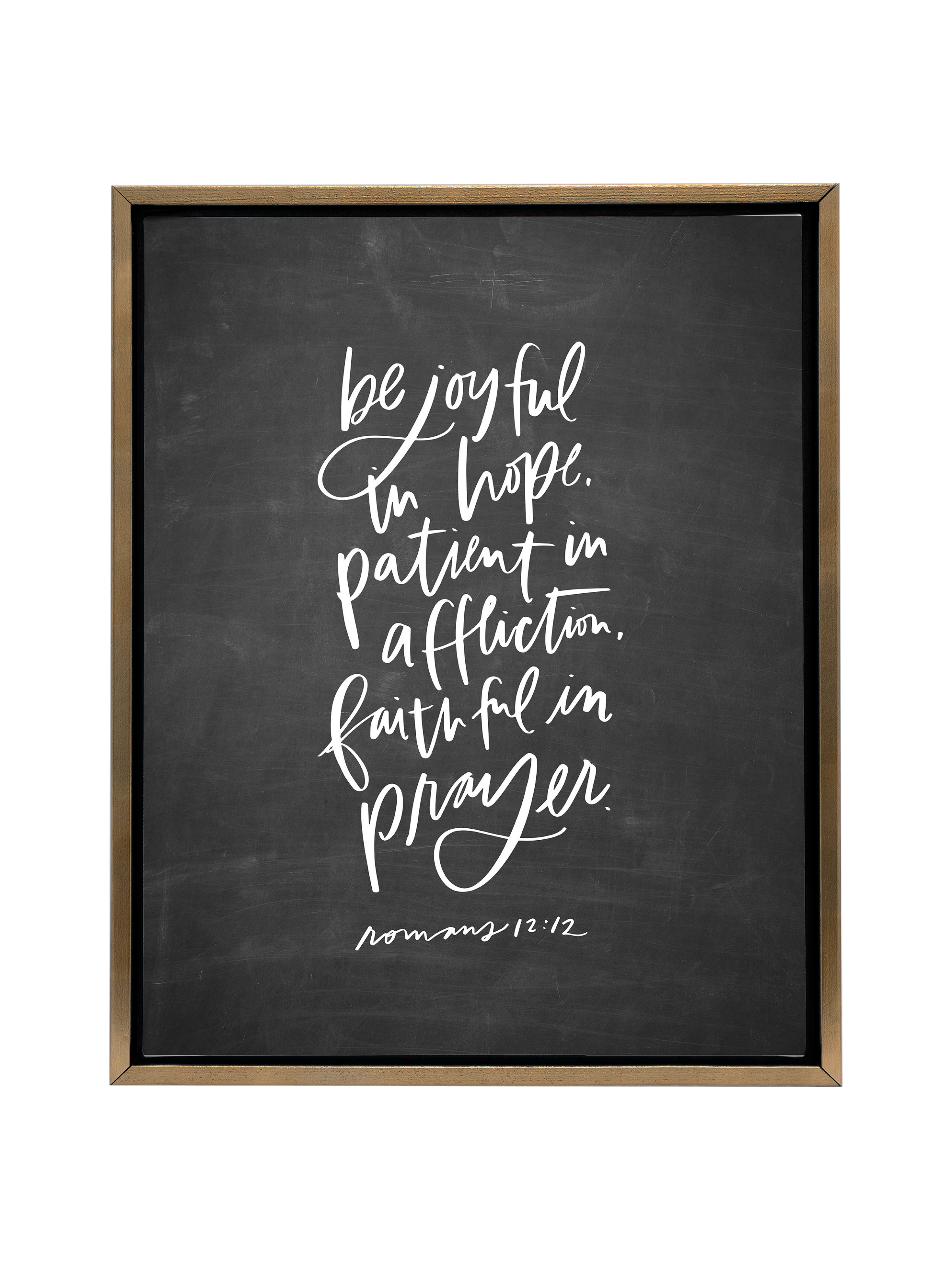 Be Joyful (Romans 12:12) | Blackboard | Canvas