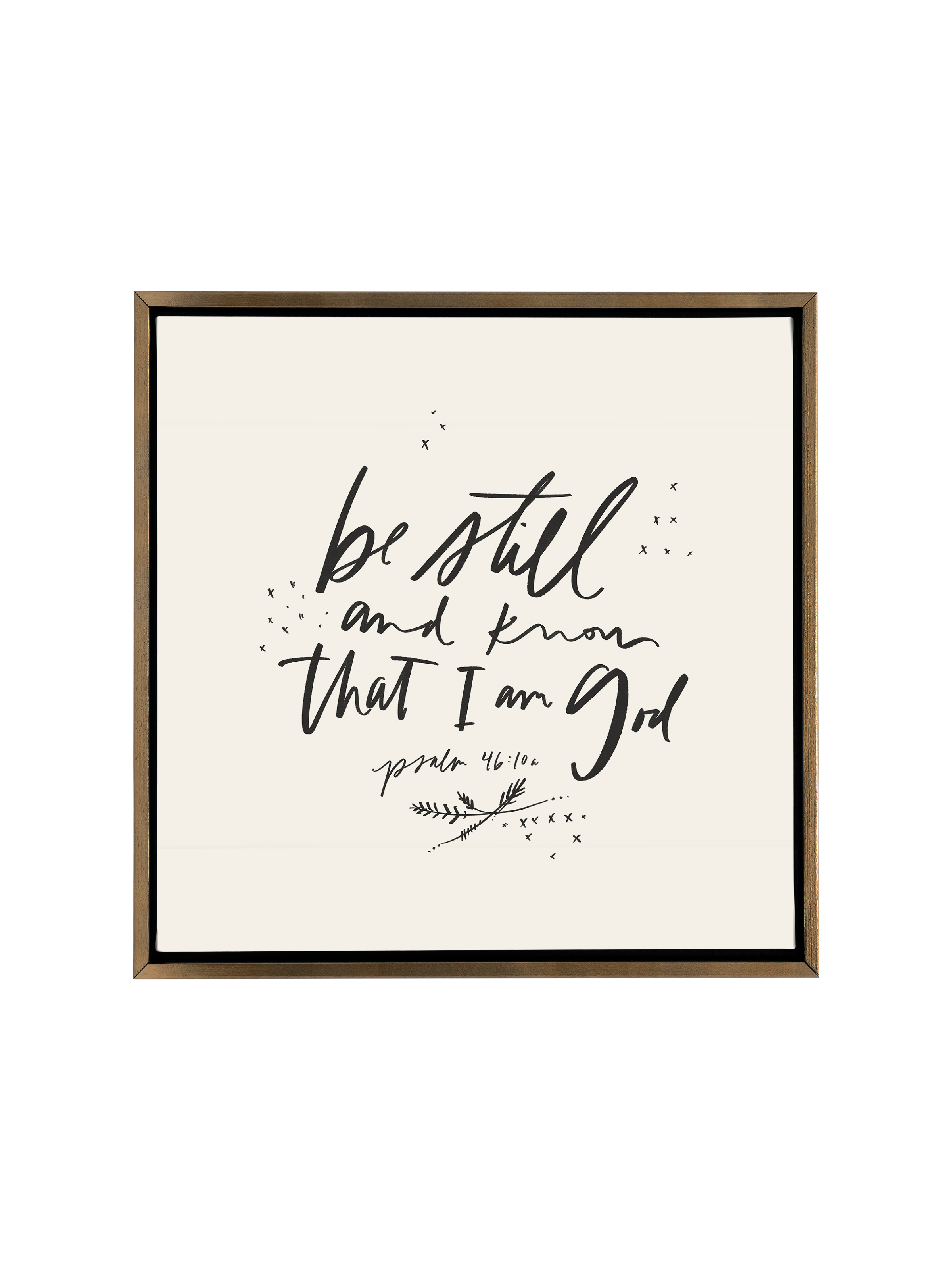 Be Still & Know That I Am God | Canvas
