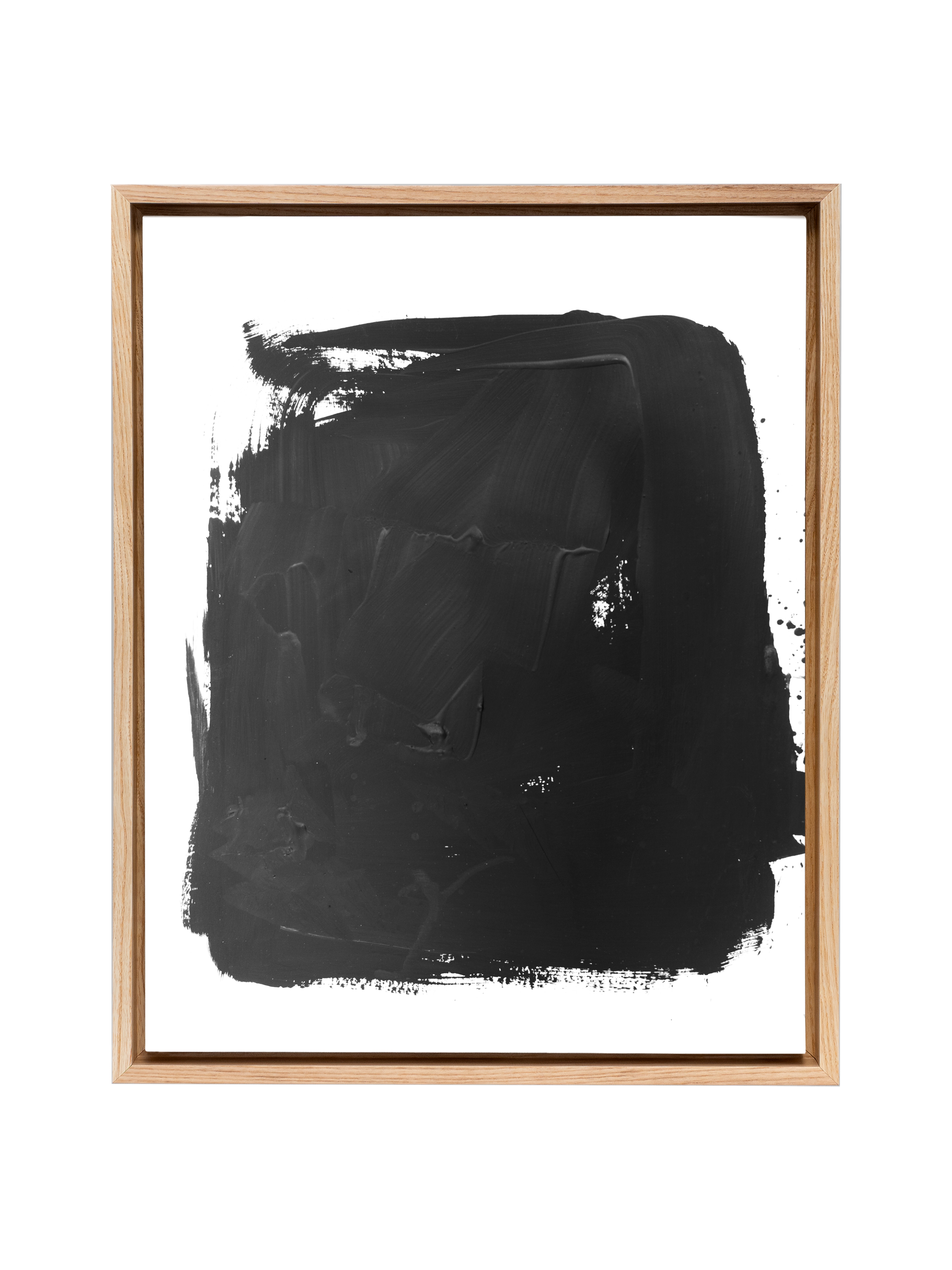 Black Splotch | Canvas