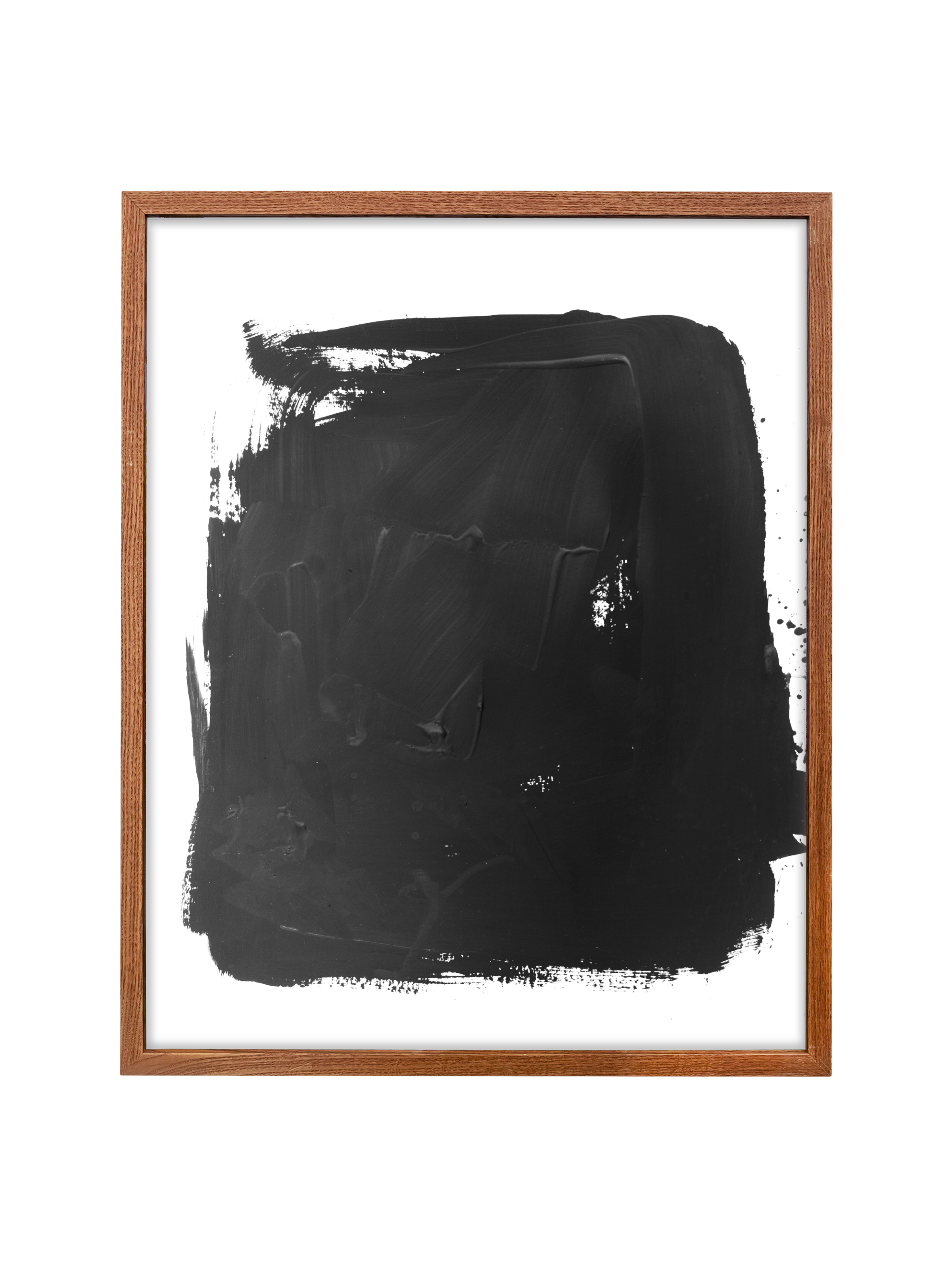Black Splotch | Canvas