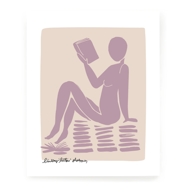 Bookish Nude | Gumdrop | Art Print