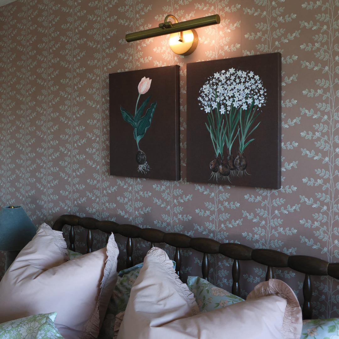 Paperwhite Botanical Canvas Wall Art