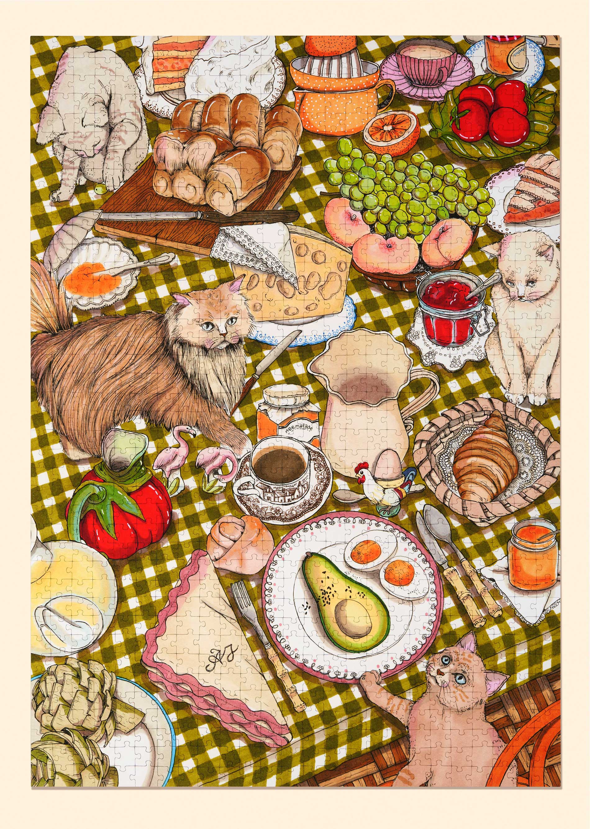 Brunch and Cats Puzzle