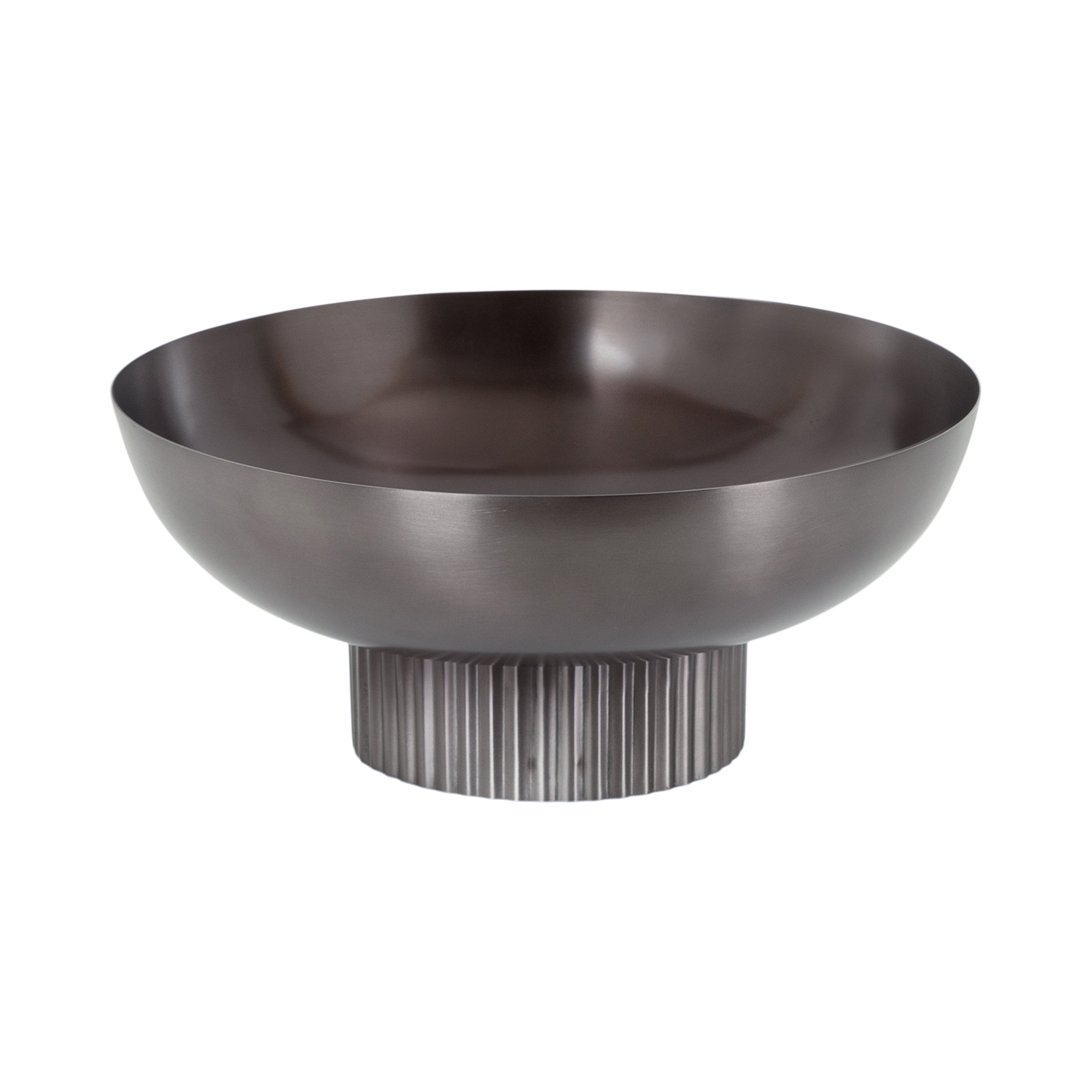 Rooks Ribbed Metal Bowl