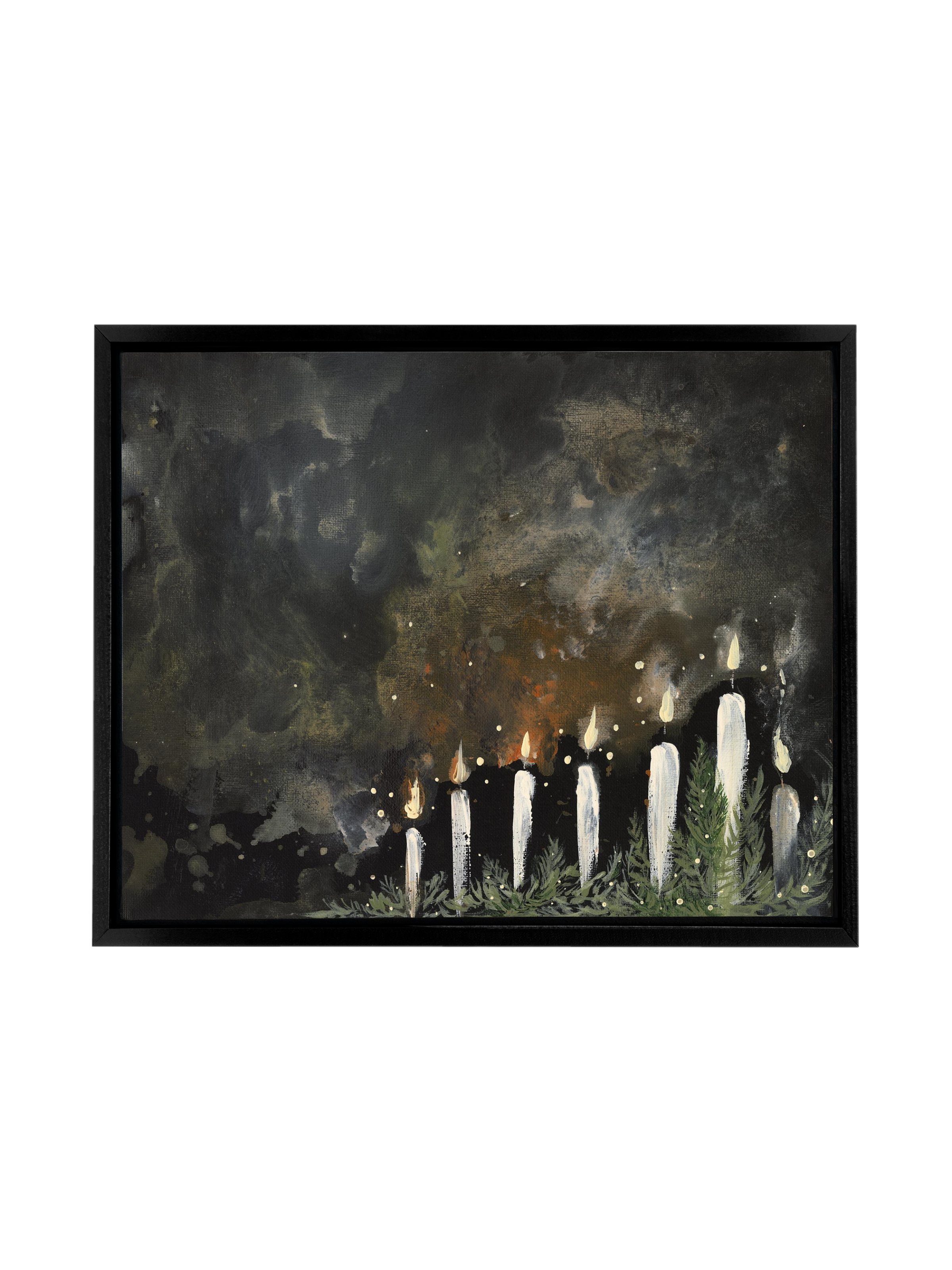Candles Aglow | Canvas