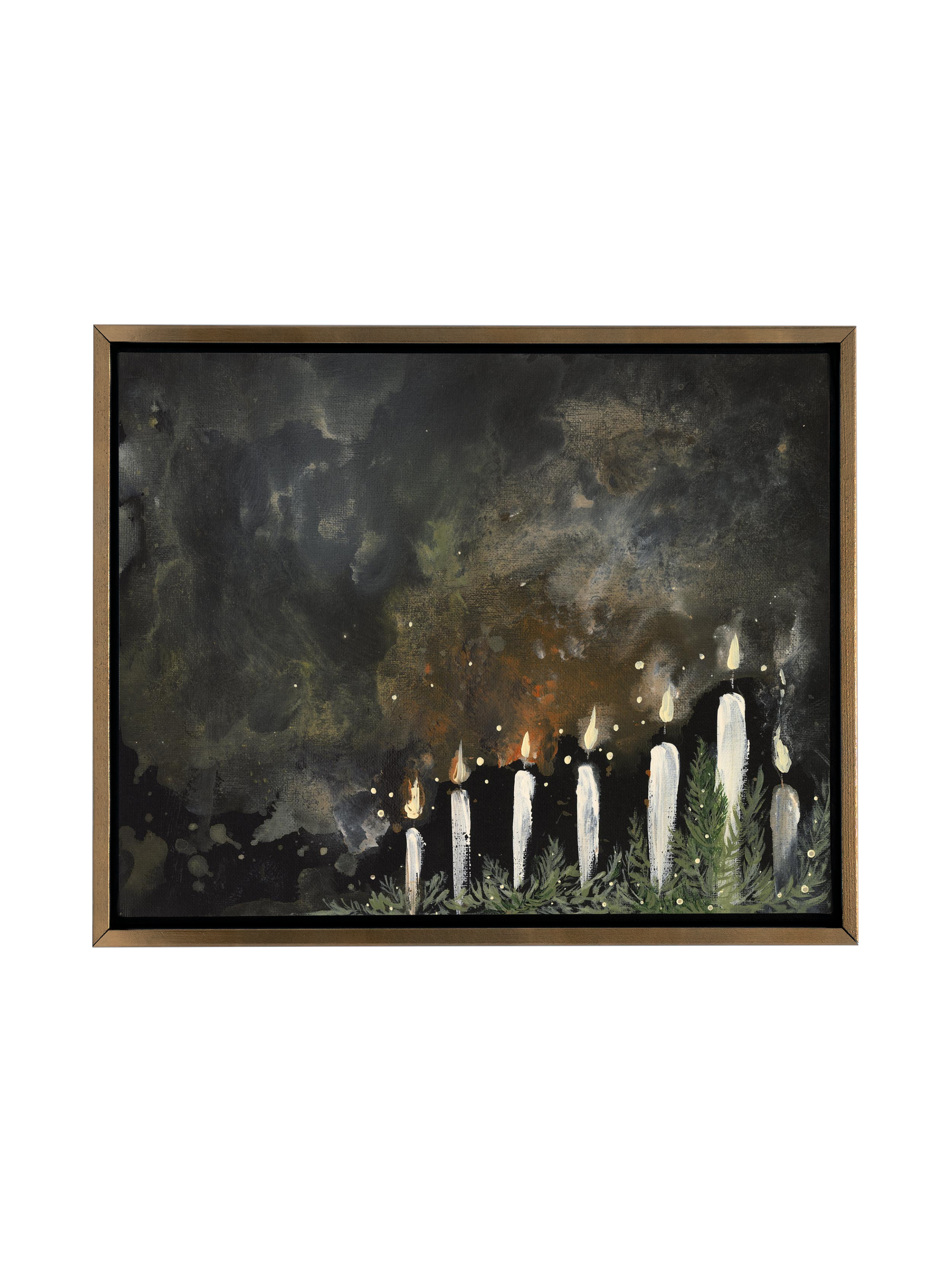 Candles Aglow | Canvas