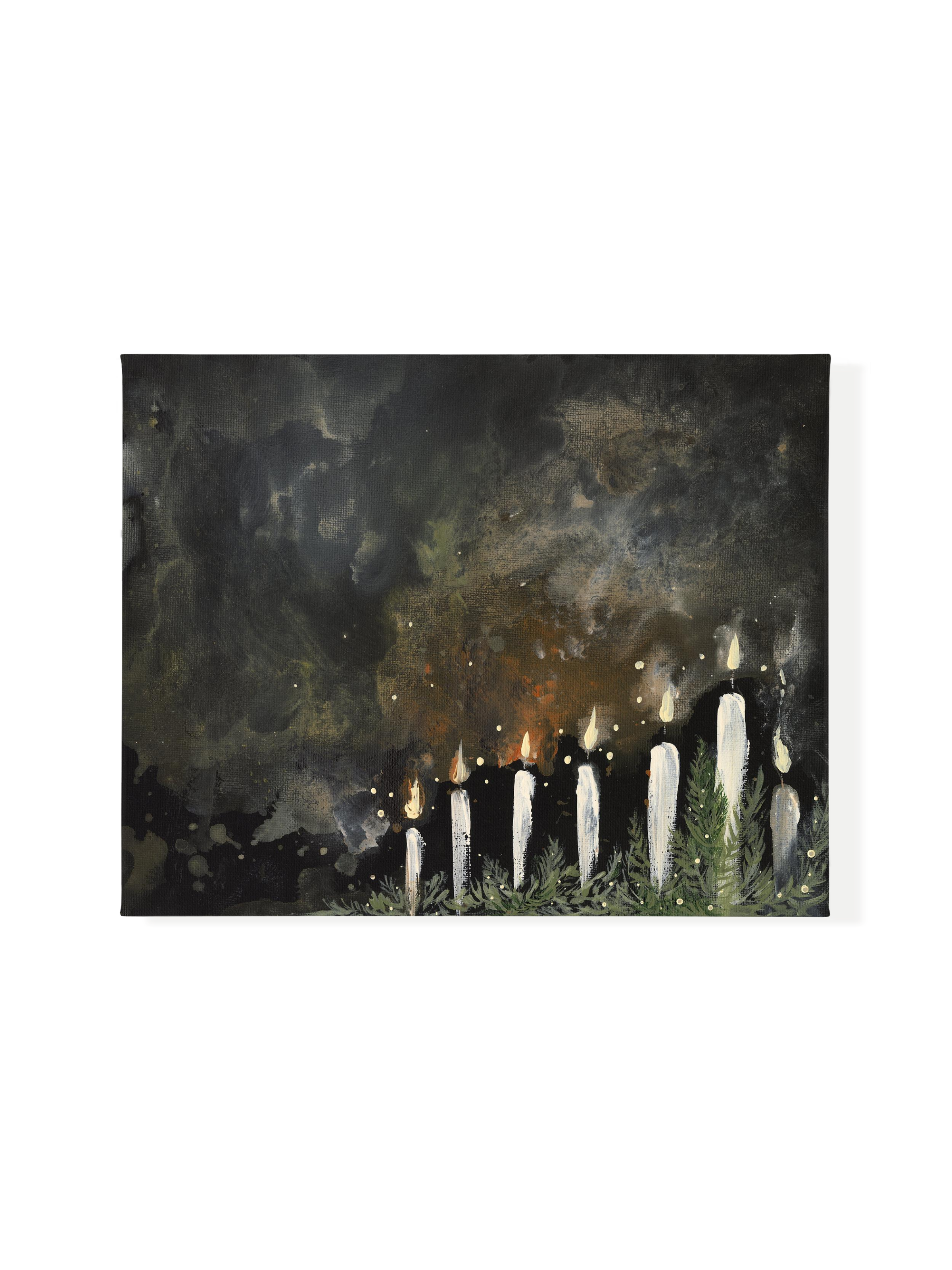 Candles Aglow | Canvas