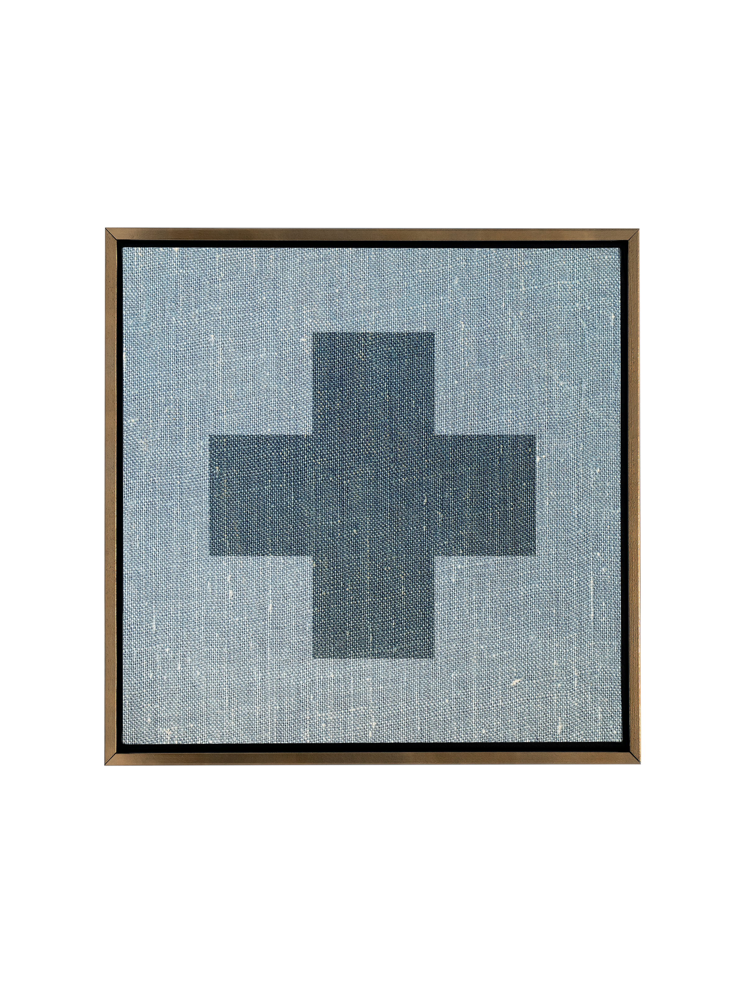 Chambray Cross in Navy | Navy Cross | Canvas