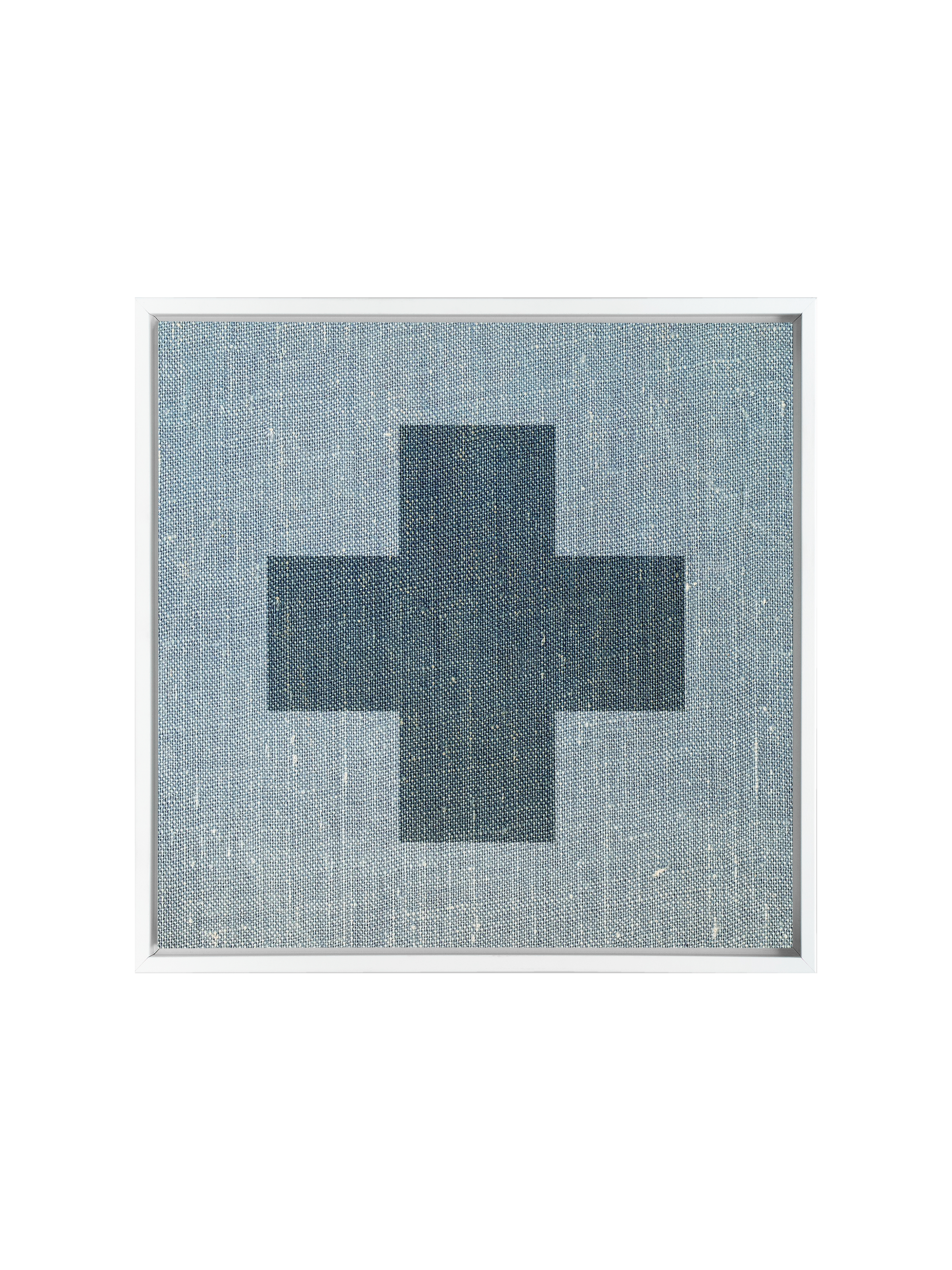 Chambray Cross in Navy | Navy Cross | Canvas