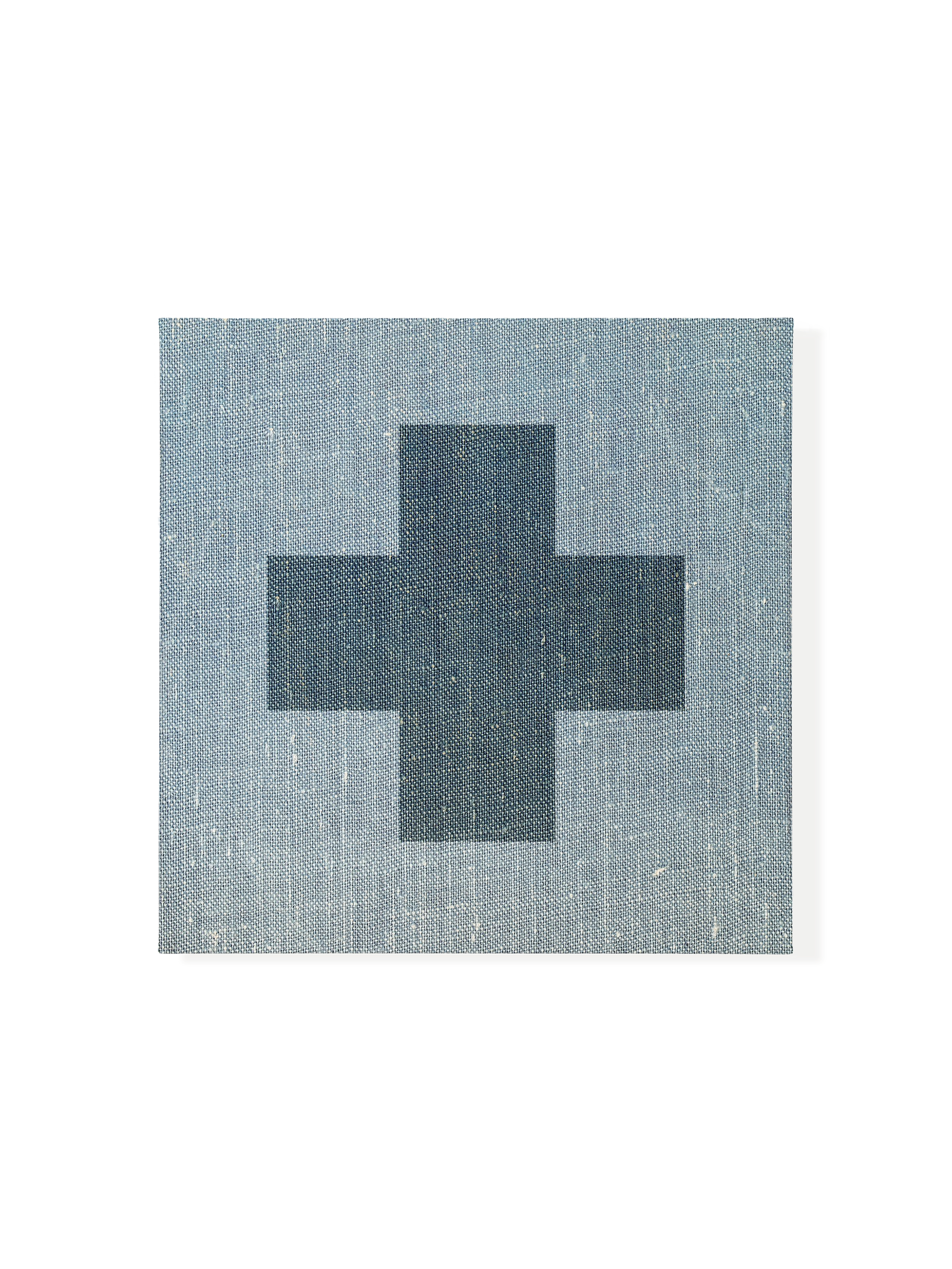 Chambray Cross in Navy | Navy Cross | Canvas