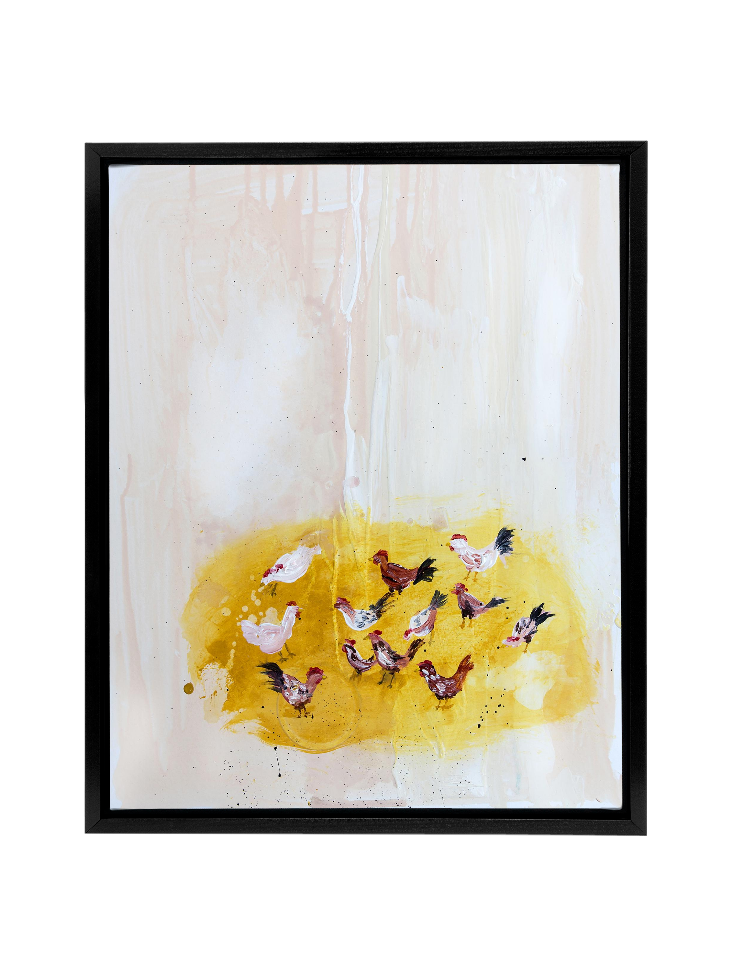 Cheery Chickens | Canvas