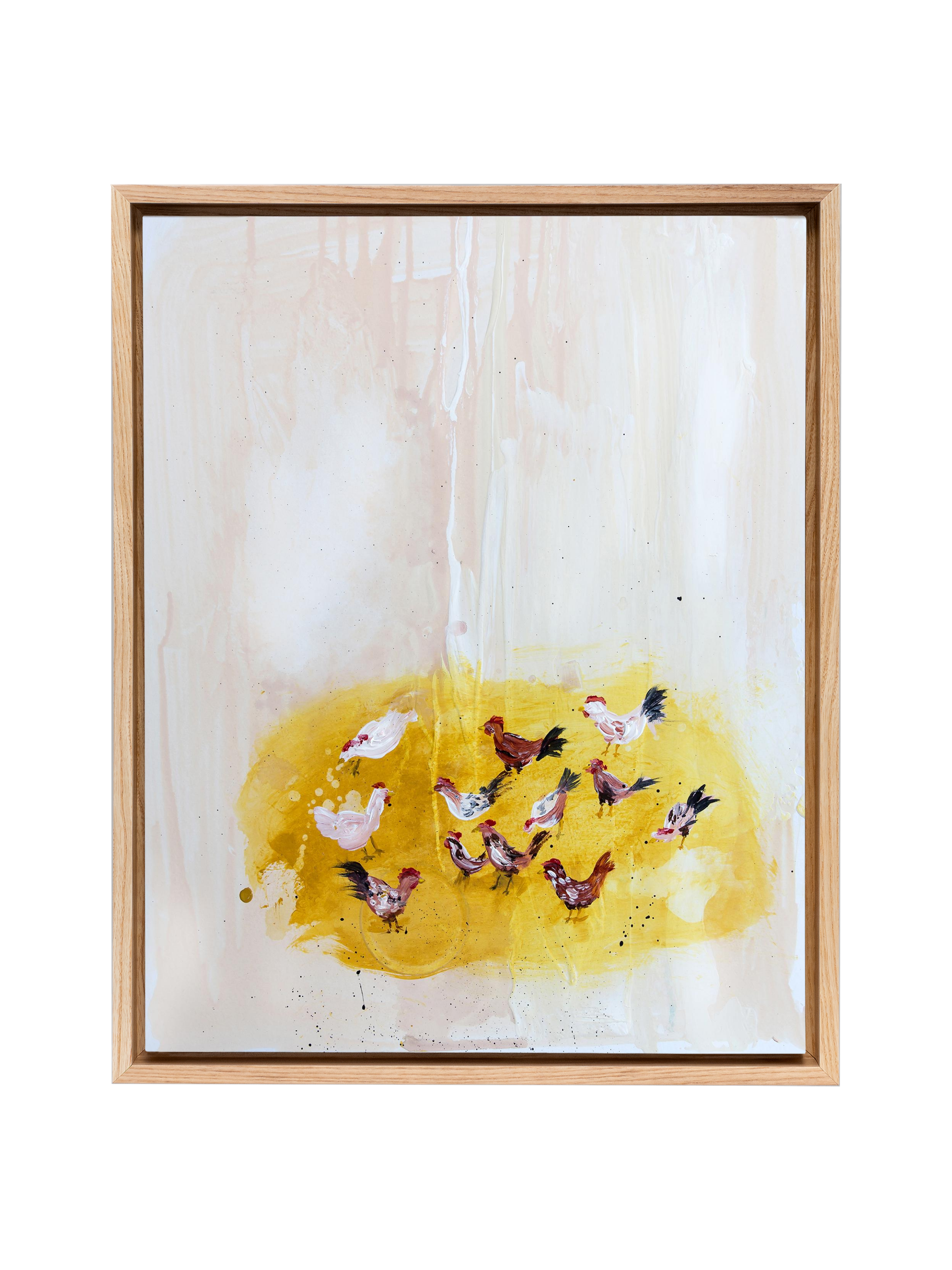 Cheery Chickens | Canvas