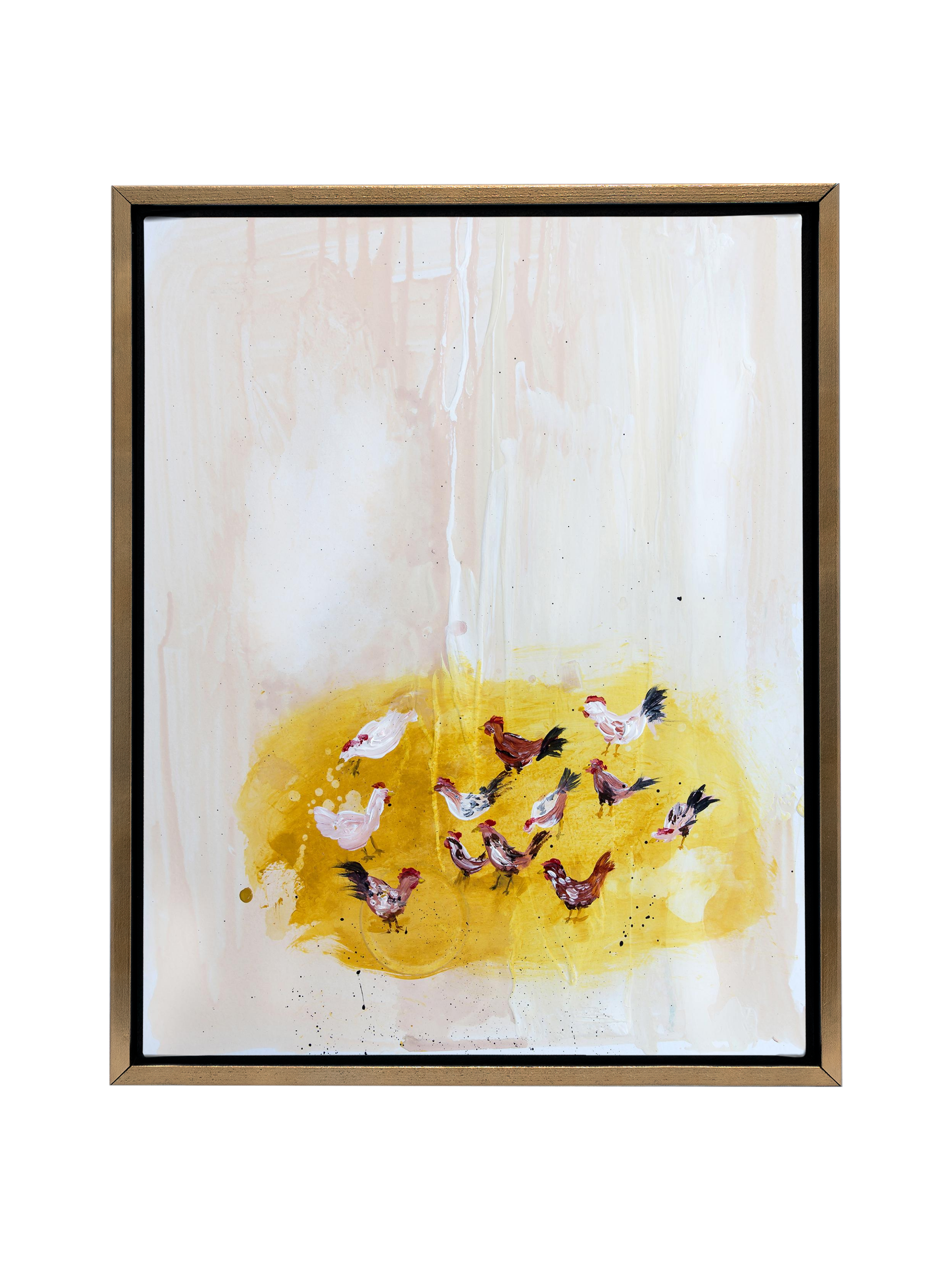 Cheery Chickens | Canvas