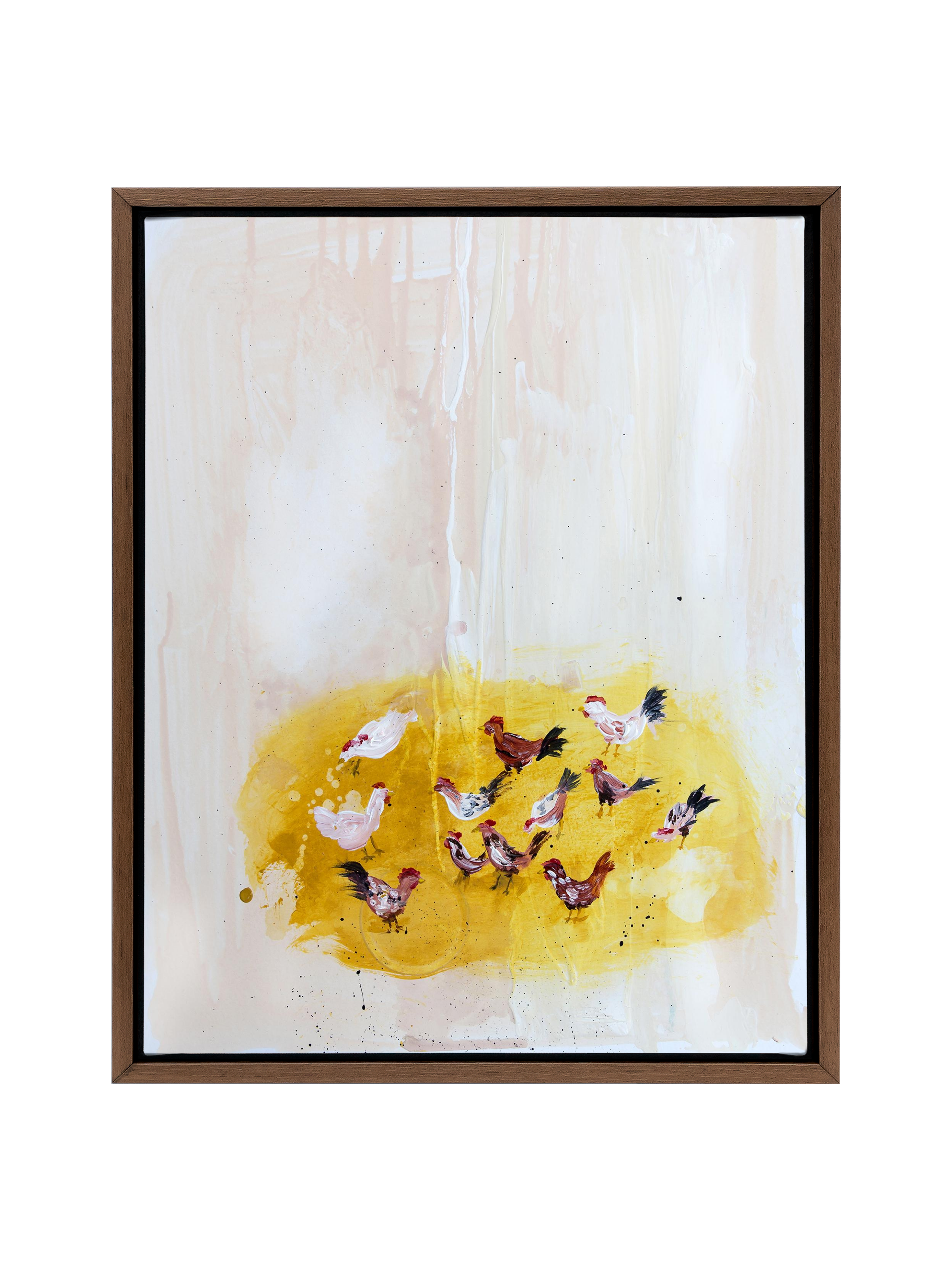 Cheery Chickens | Canvas