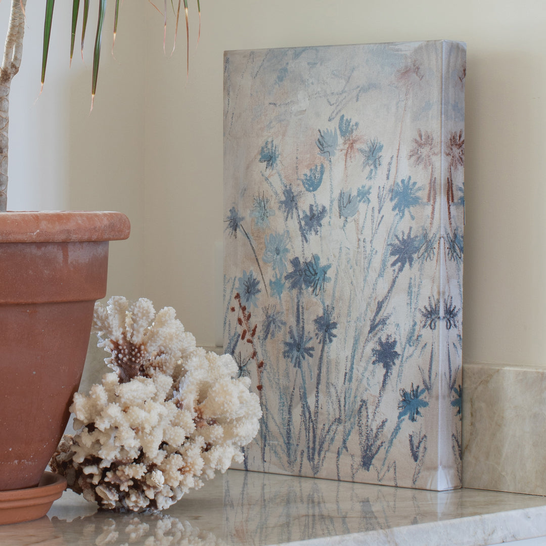Chicory on Ash Canvas Wall Art . Rectangle