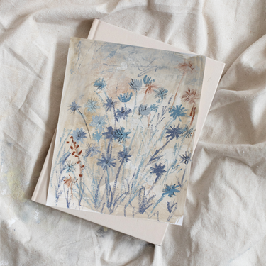 Chicory on Ash | Art Print