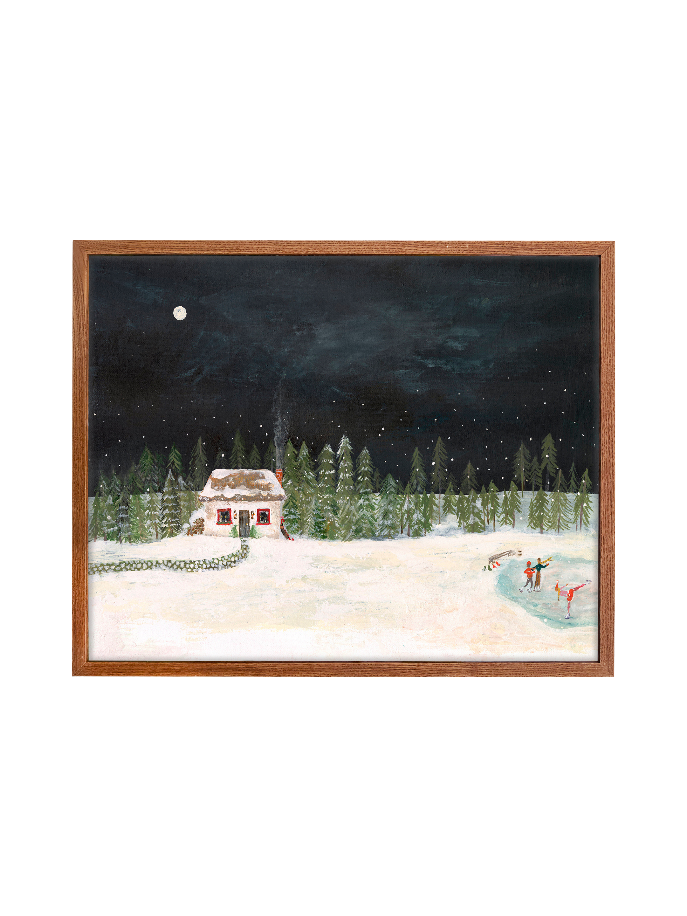 Christmas Cottage | Canvas