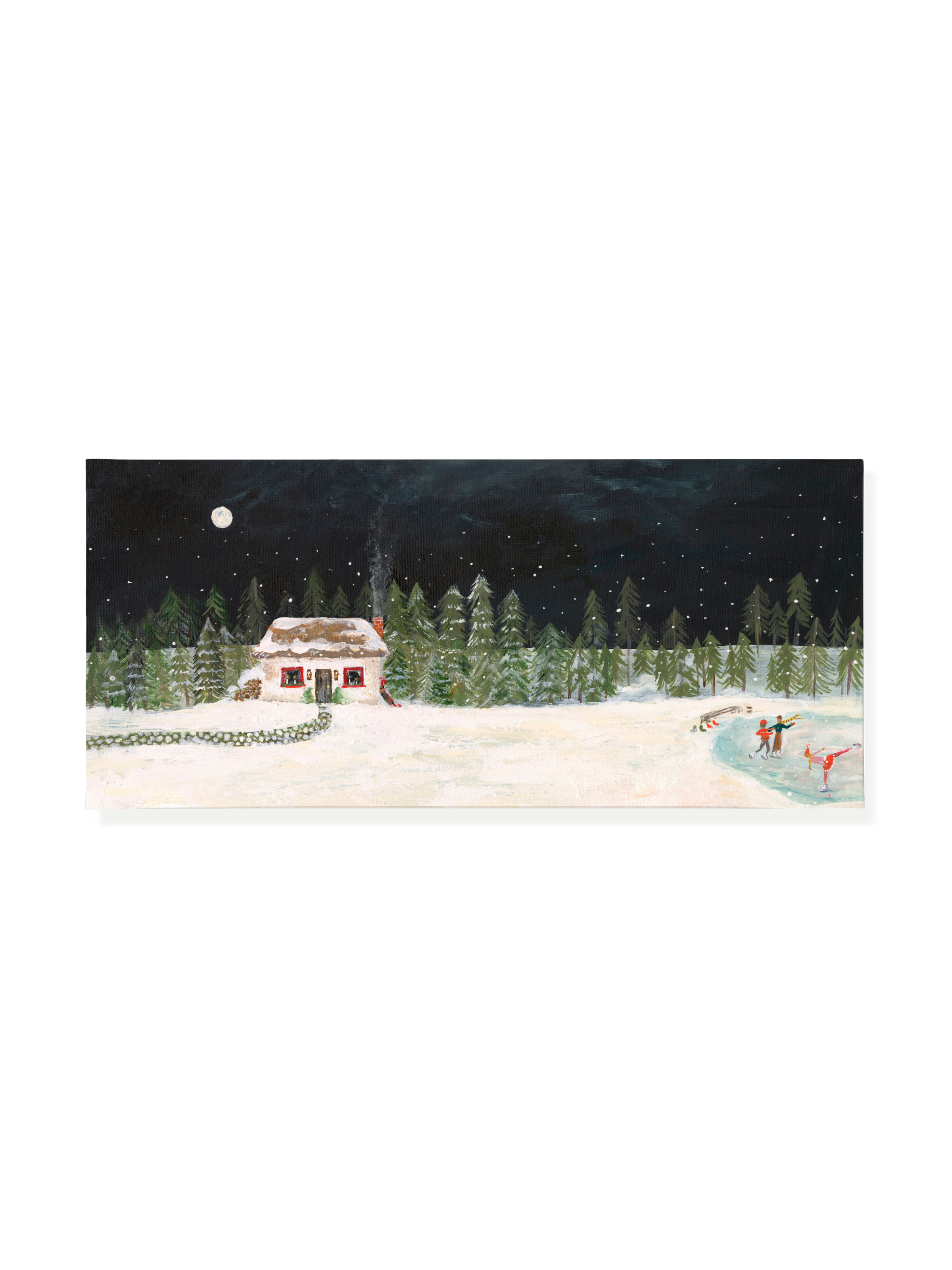 Christmas Cottage | Canvas