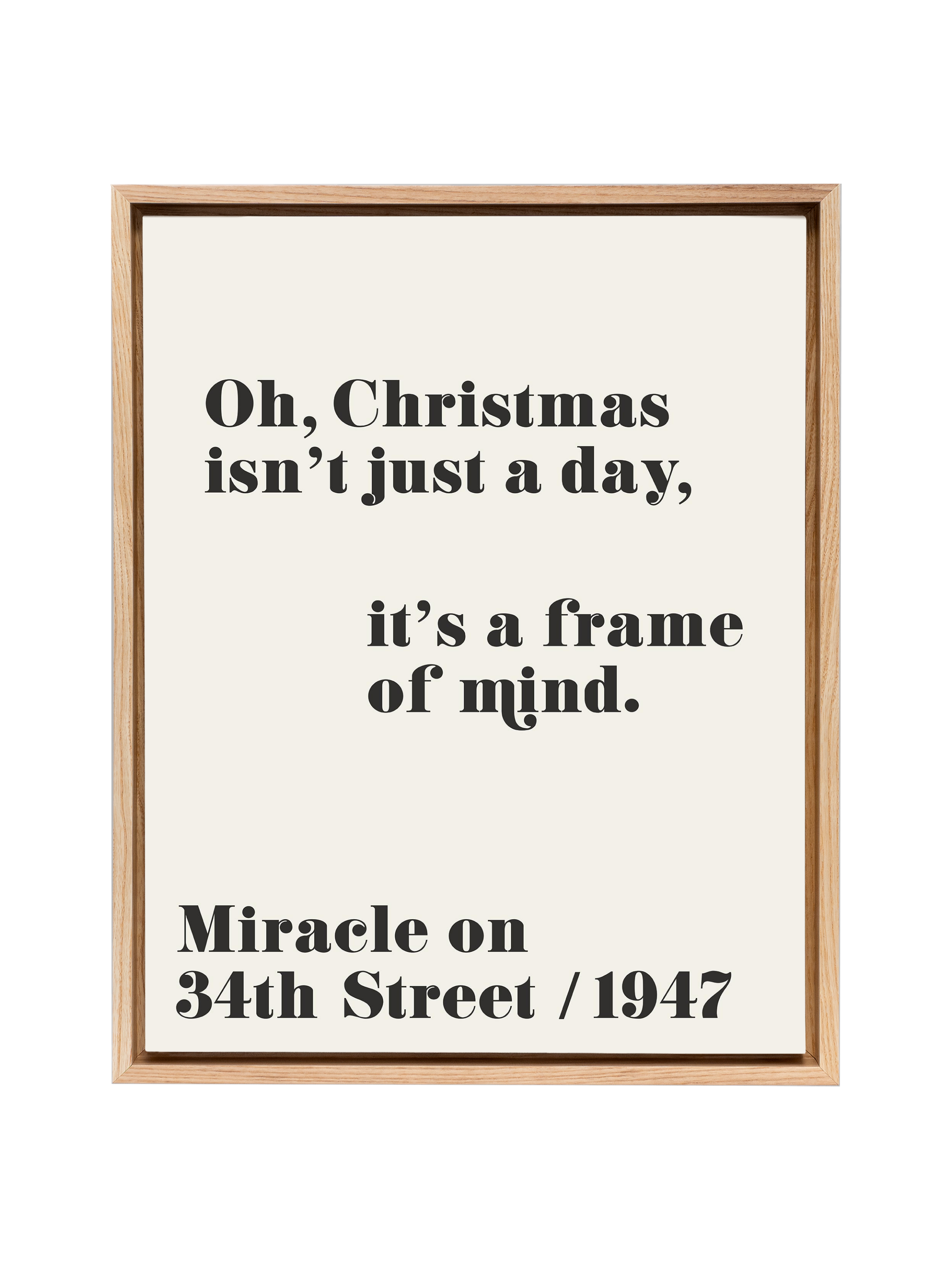 Christmas Isn't Just a Day | Alabaster | Canvas